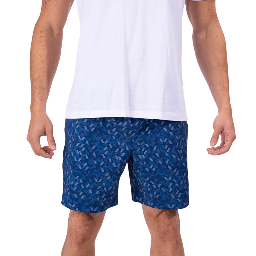 The Push Paces Men's 7" Reflective Compression Lined Golf Shorts