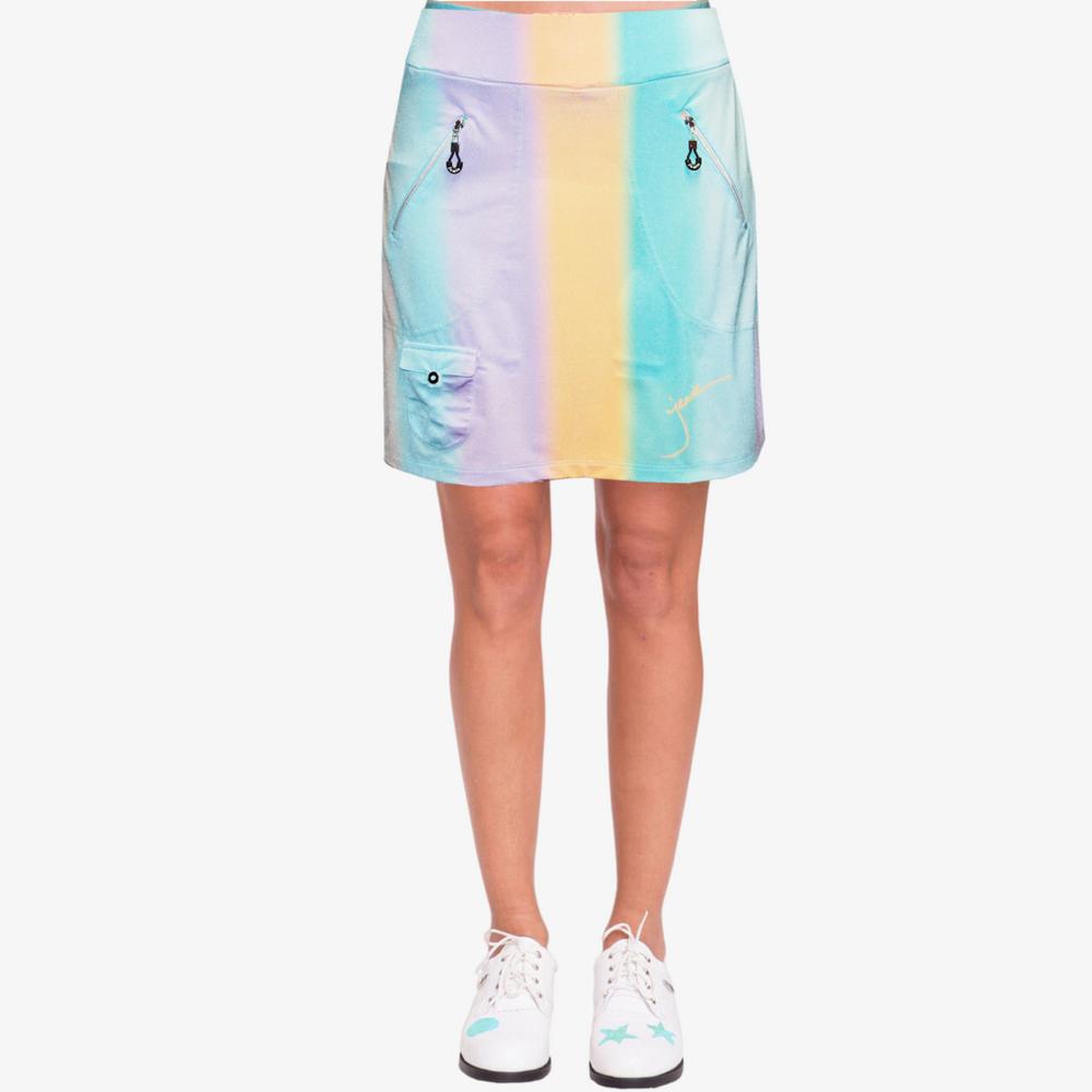 Oasis Collection: Stratus Ombre Stripe 17.5" Skort