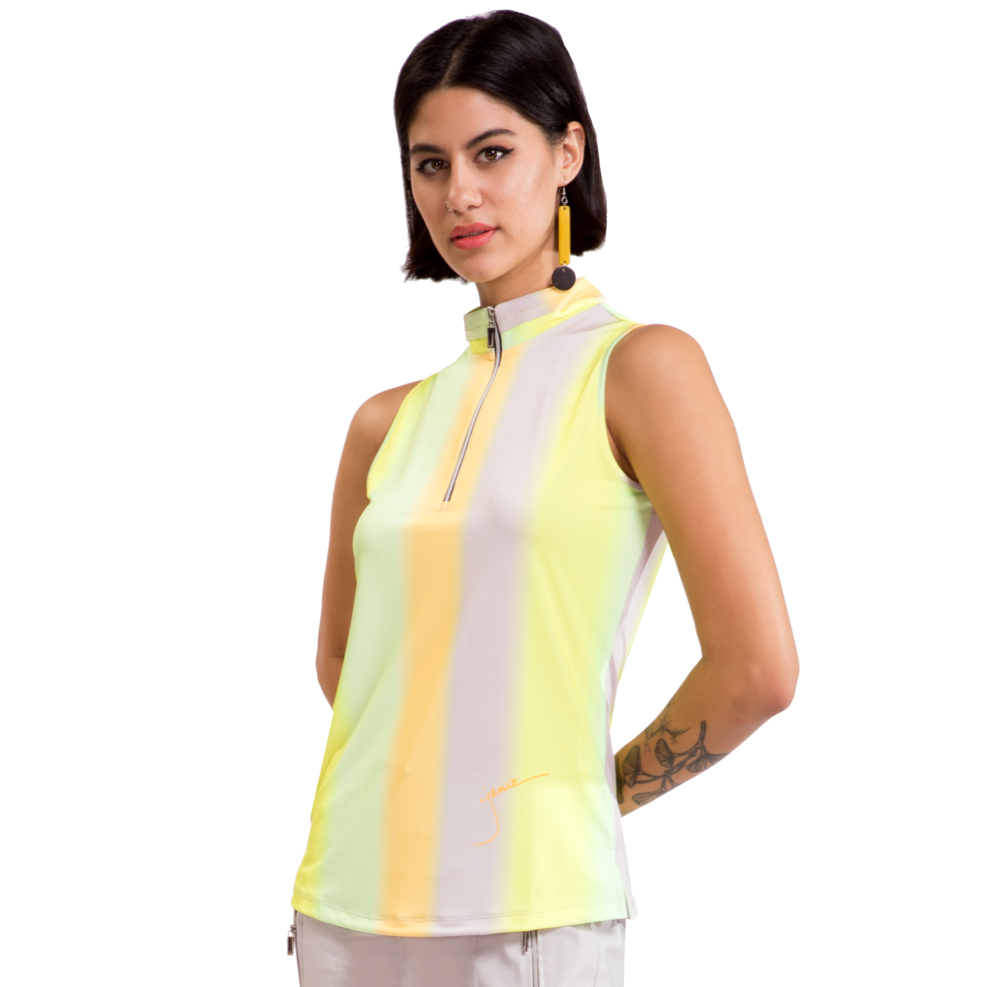 Zest Collection: Stratus Ombre Striped Sleeveless Top