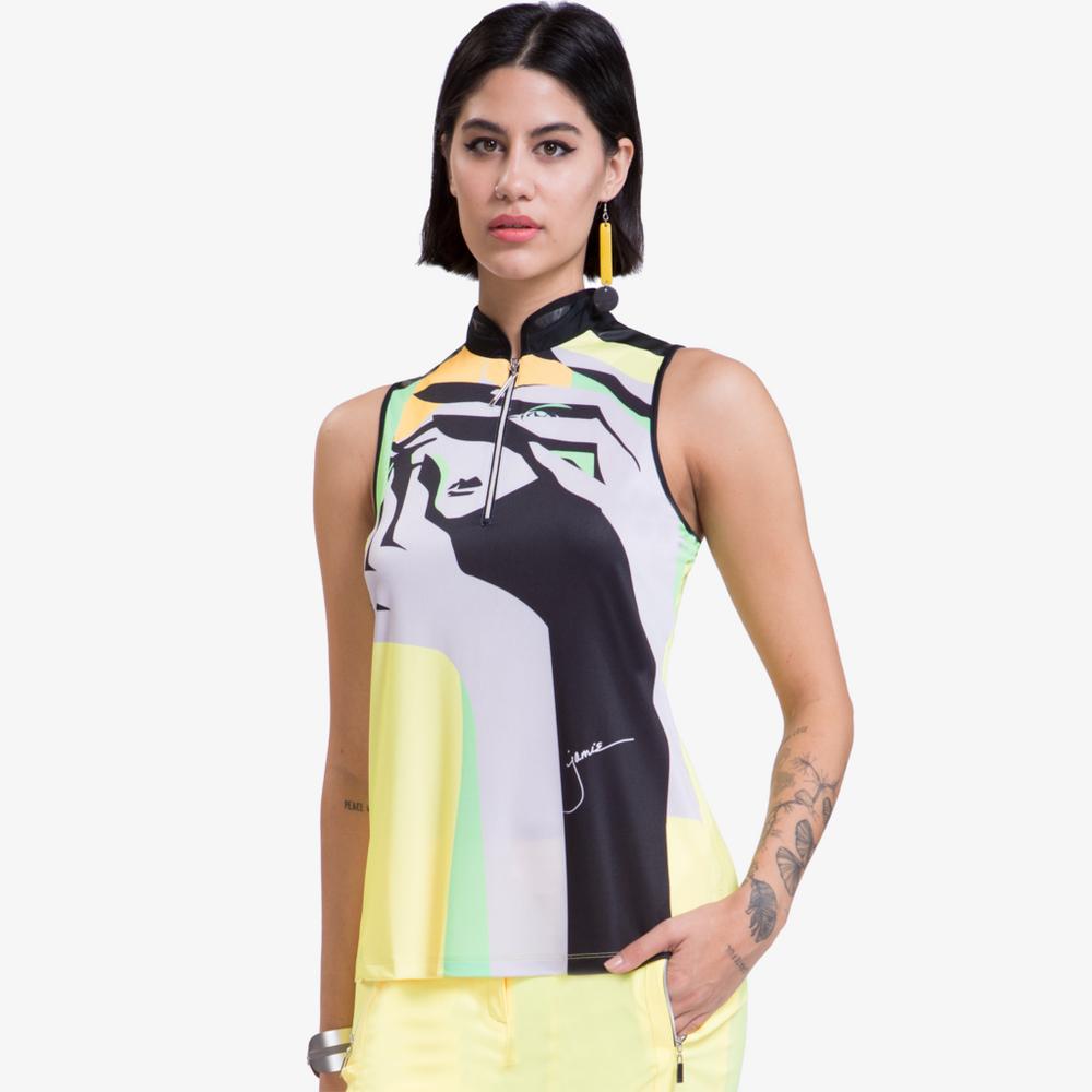 Zest Collection: Incognito Print Sleeveless Top