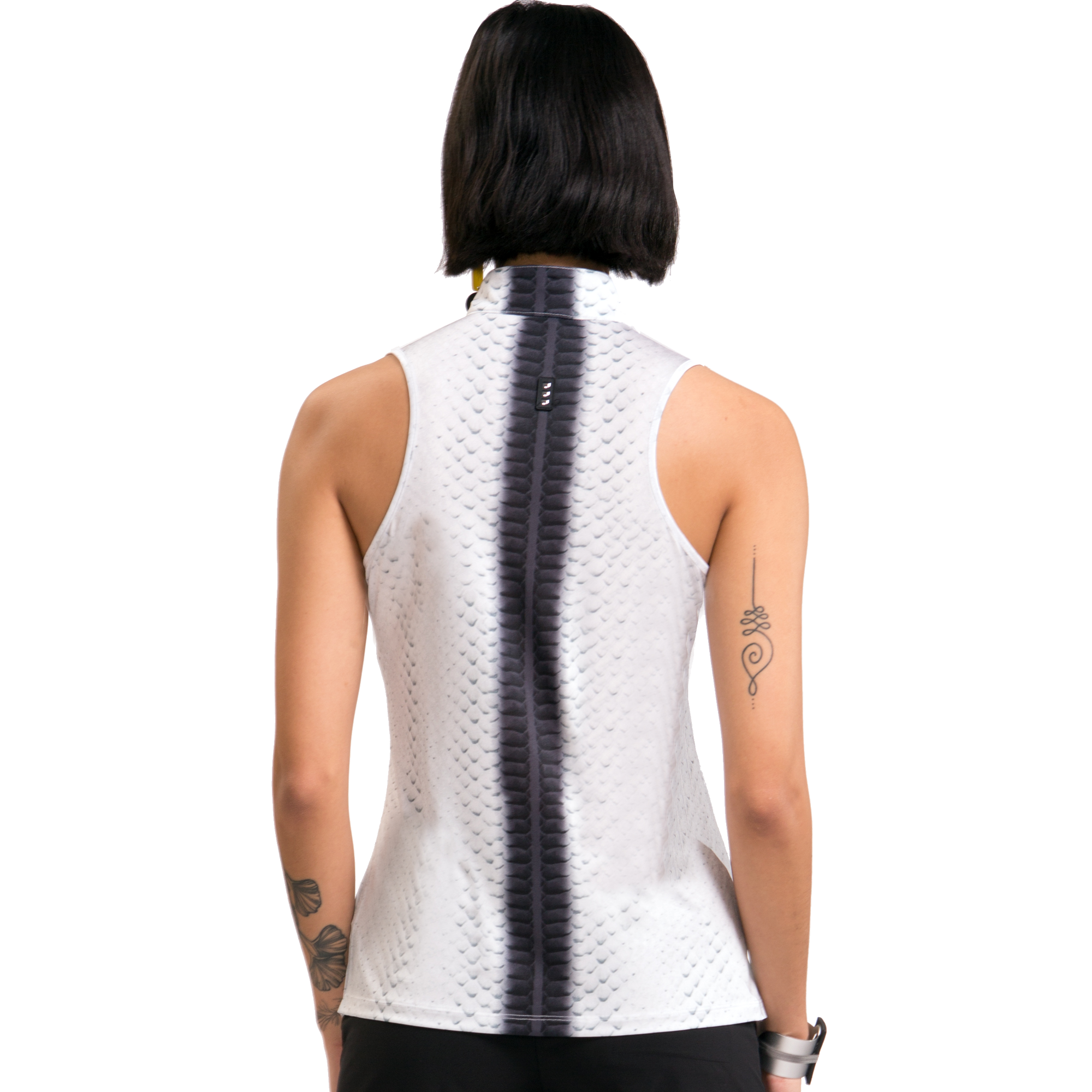 Habu Snake Print Women's Sleeveless Golf Shirt