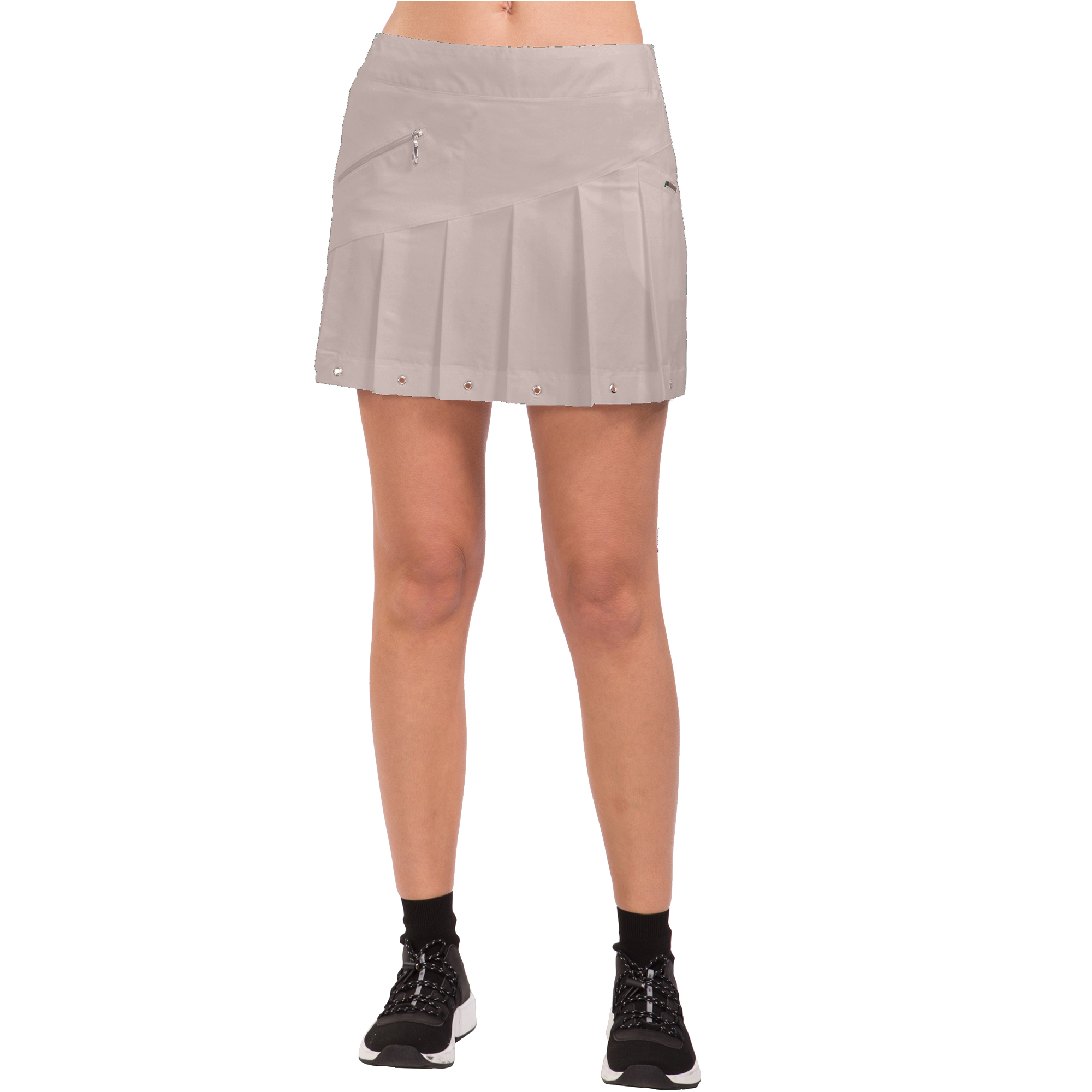Jupe Jamie Sadock Tennis Blanc Plissée Avec Poche - Taille 12, État Très Bon