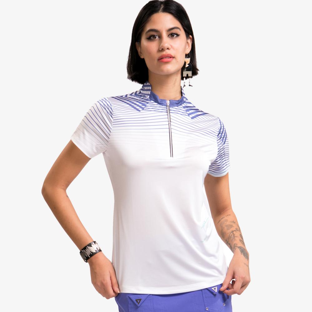 Jellybean Collection: Geo Fusion Short Sleeve Top