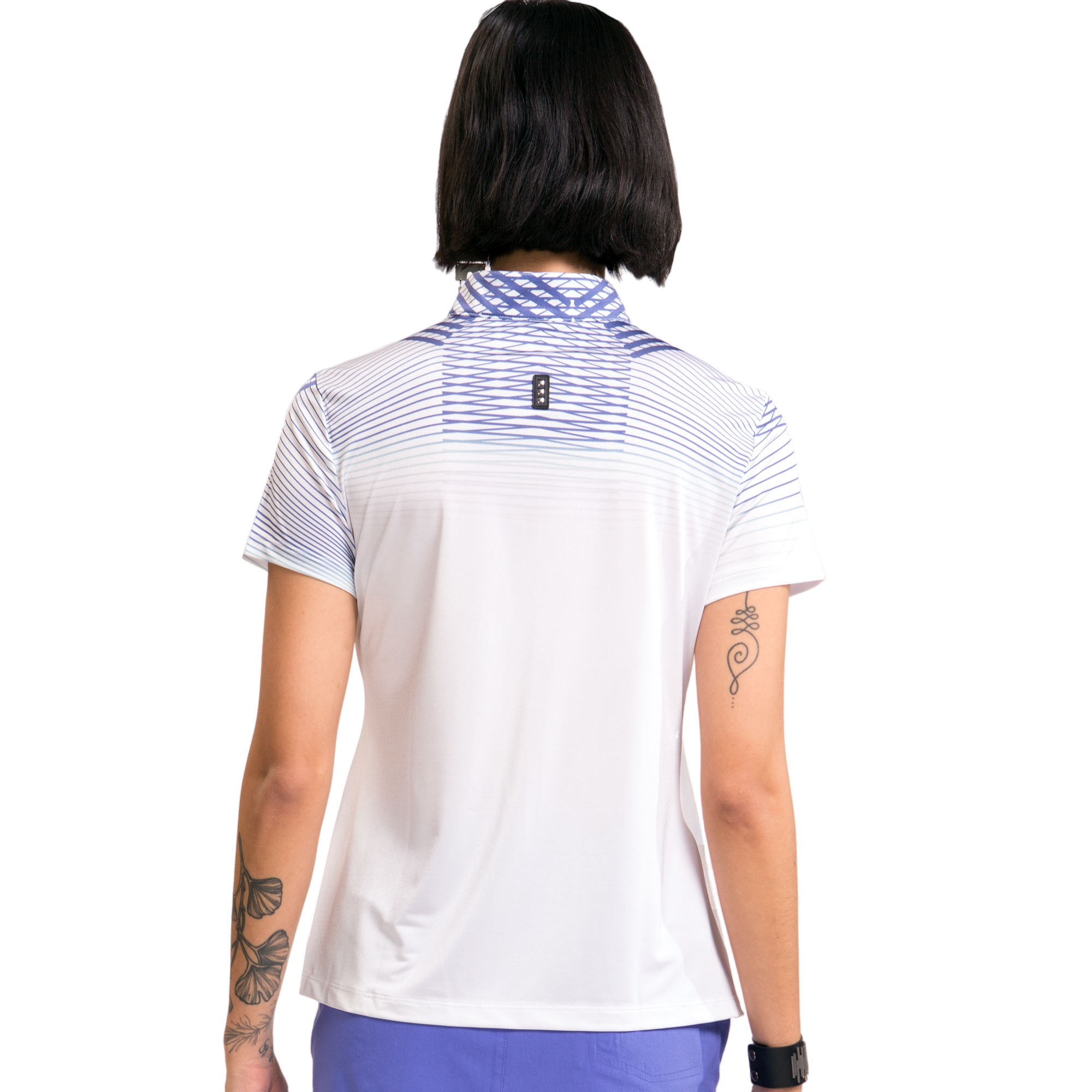 Geo Fusion Women's Short Sleeve Golf Shirt