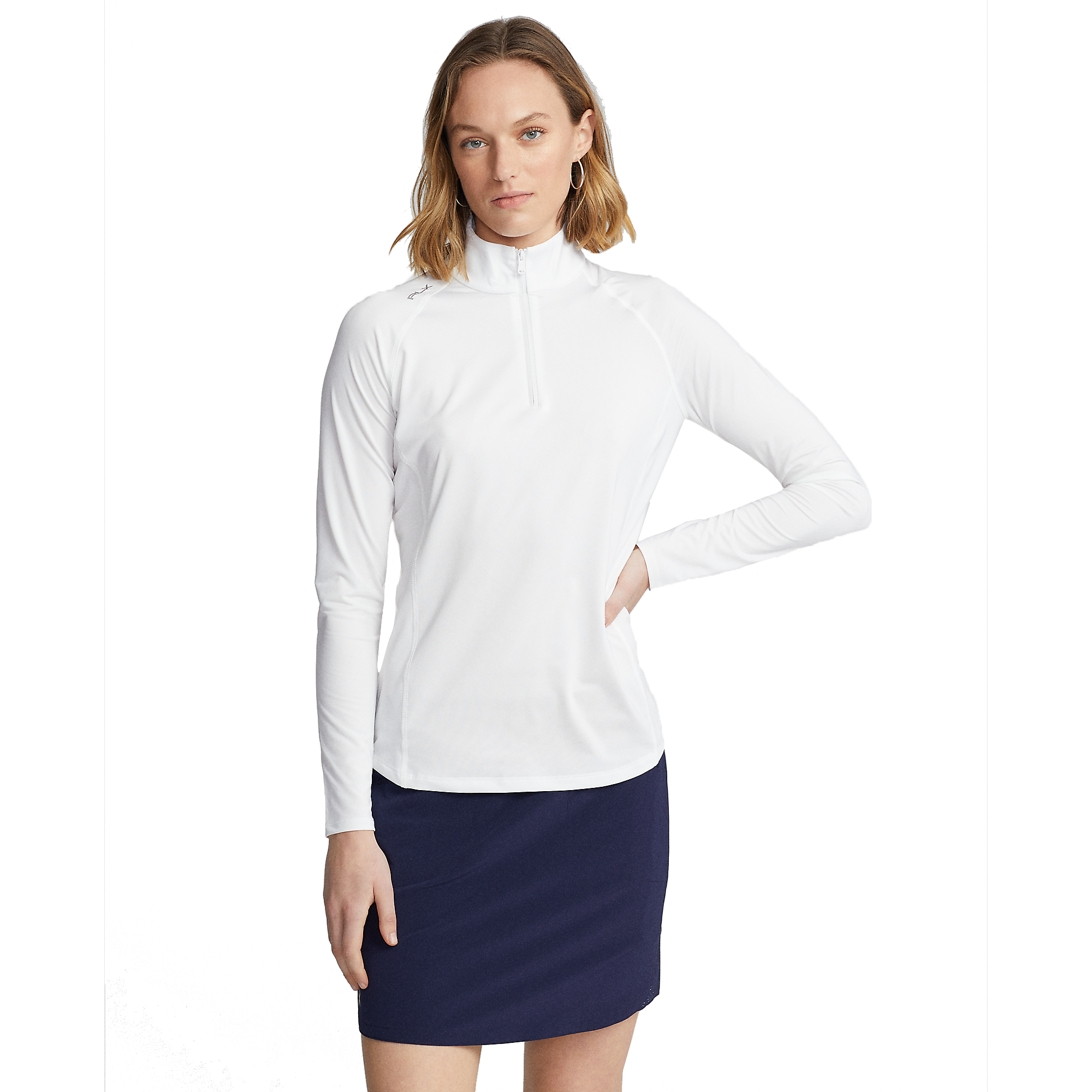 Jersey Mockneck Quarter-Zip Pullover
