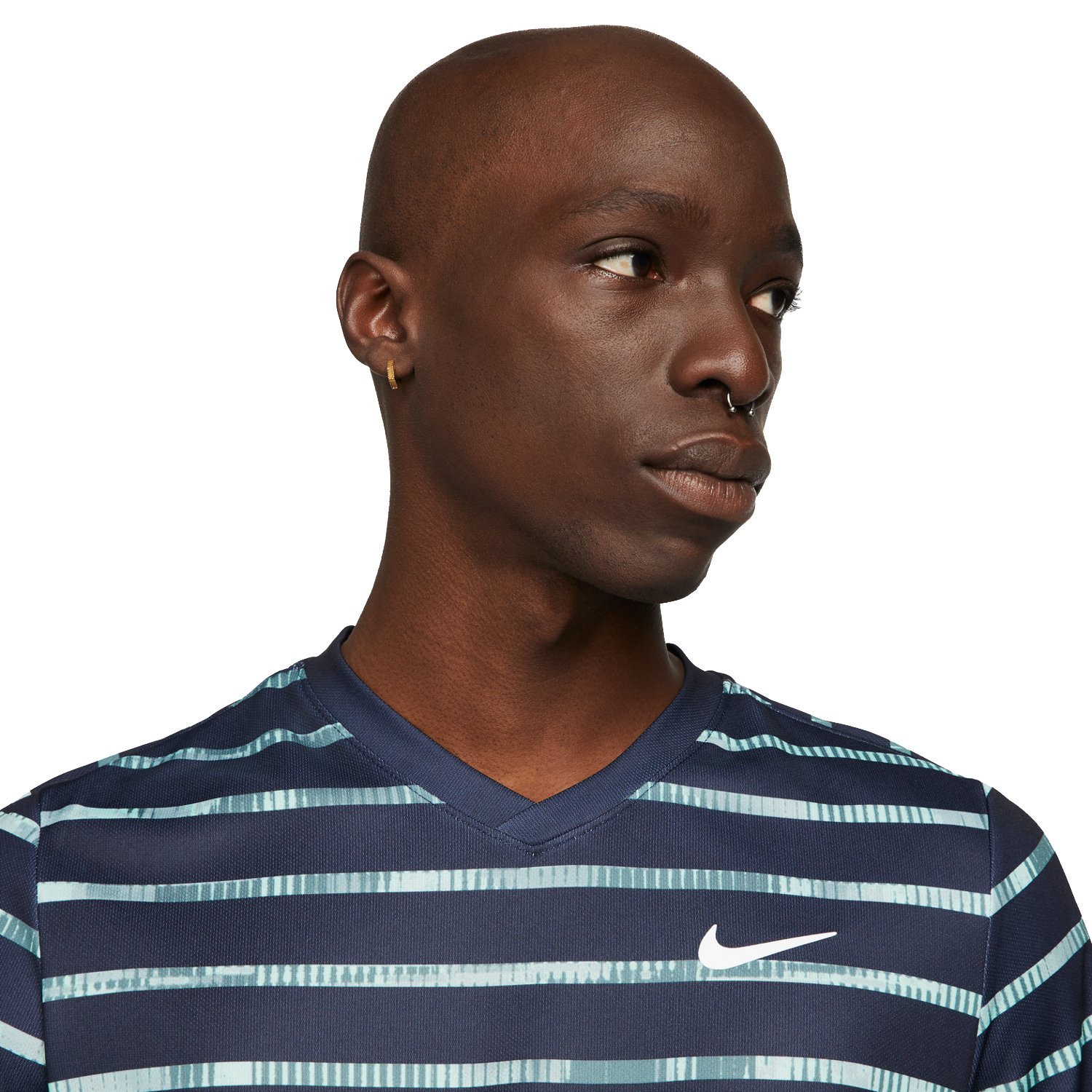 Dri-FIT Victory Digi Stripe Print Men's Tennis T-Shirt