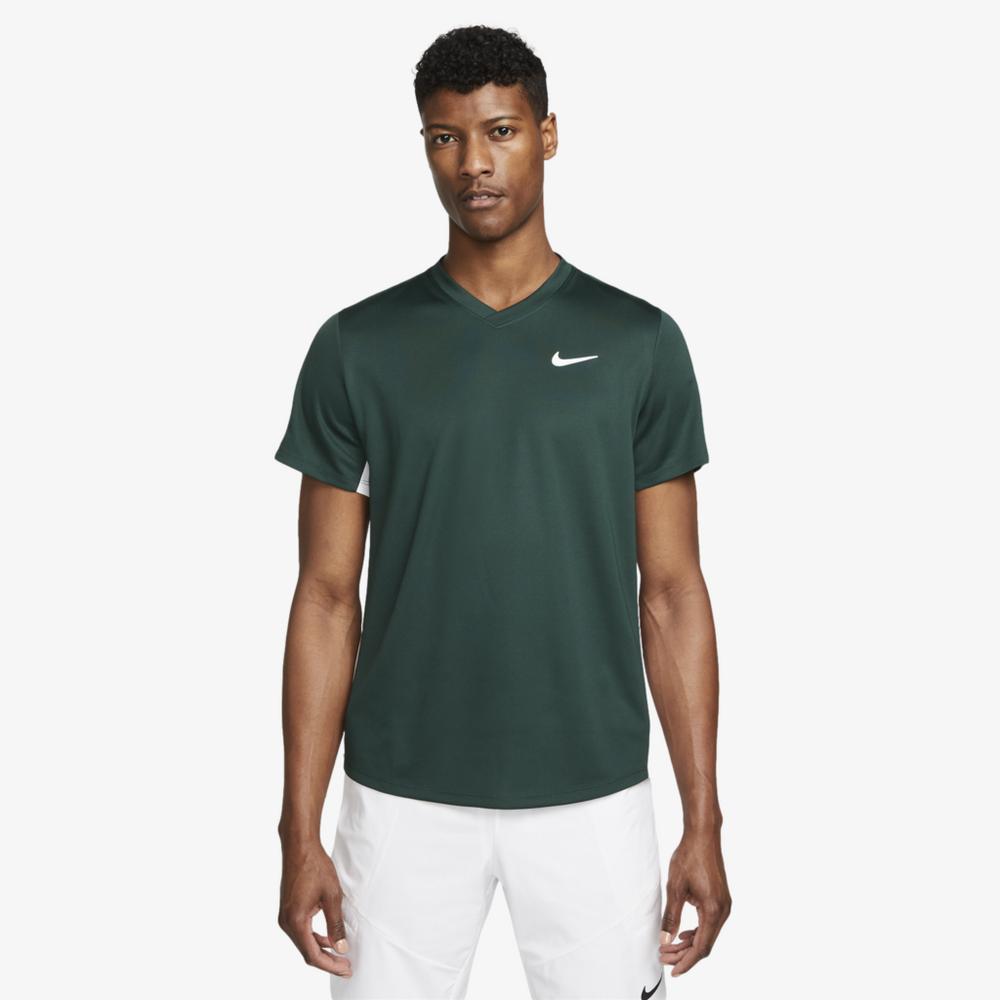 Dri-FIT Victory Color Block V-Neck Tennis Shirt
