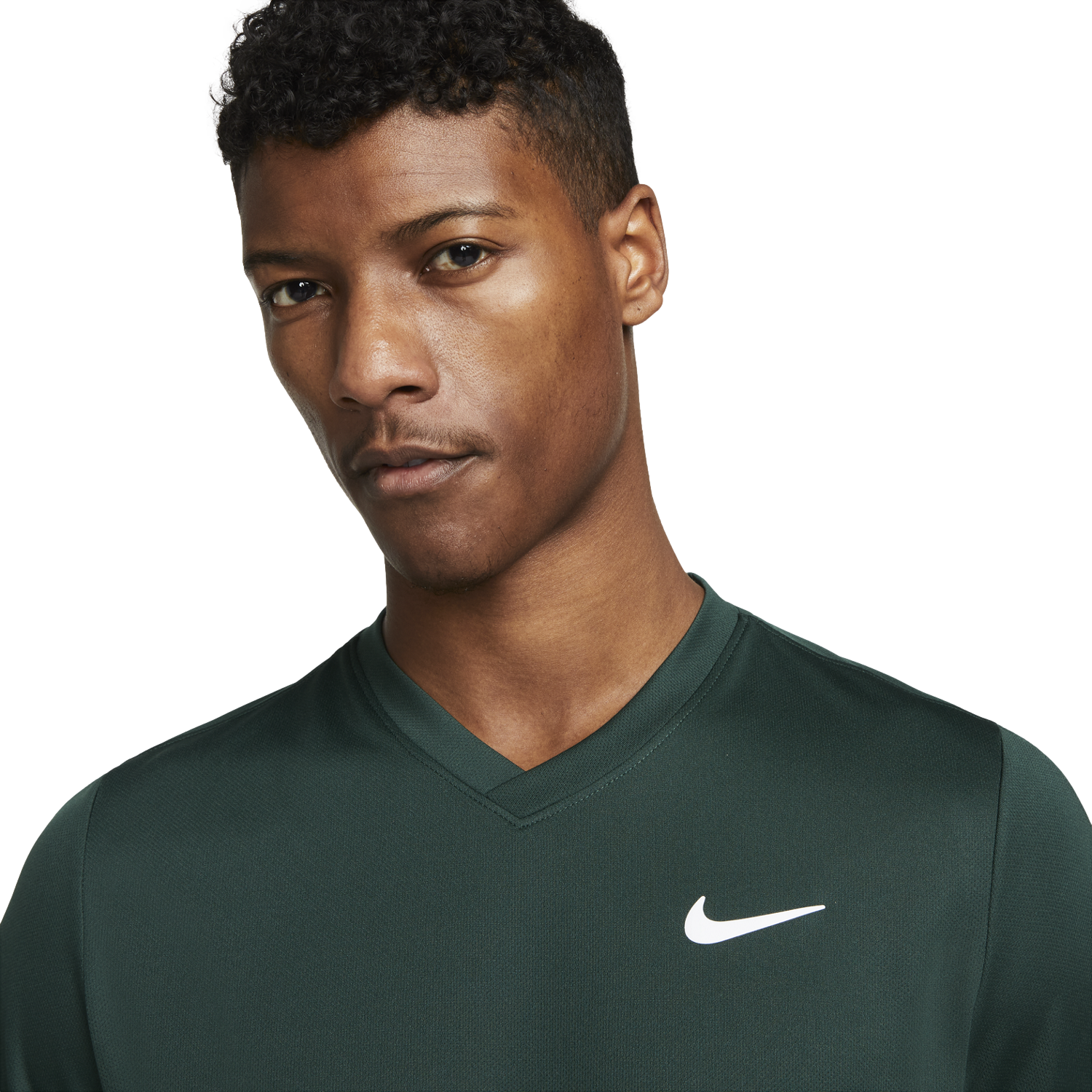 Dri-FIT Victory Color Block V-Neck Tennis Shirt