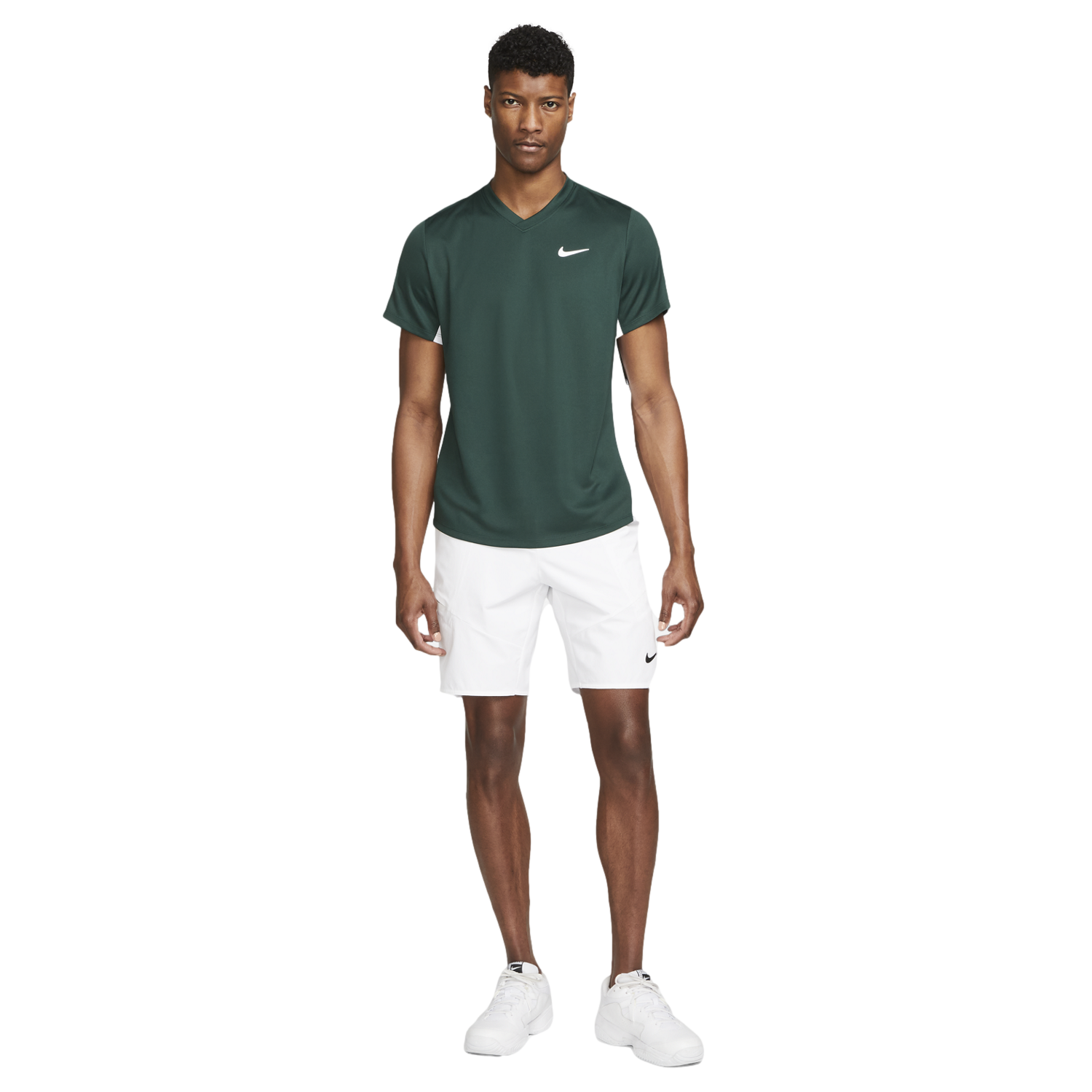 Dri-FIT Victory Color Block V-Neck Tennis Shirt