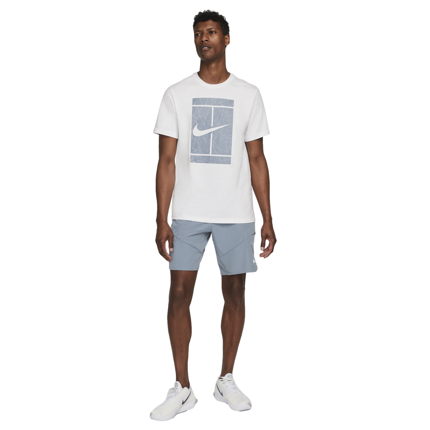 NikeCourt Logo Men's Short Sleeve Tee Shirt