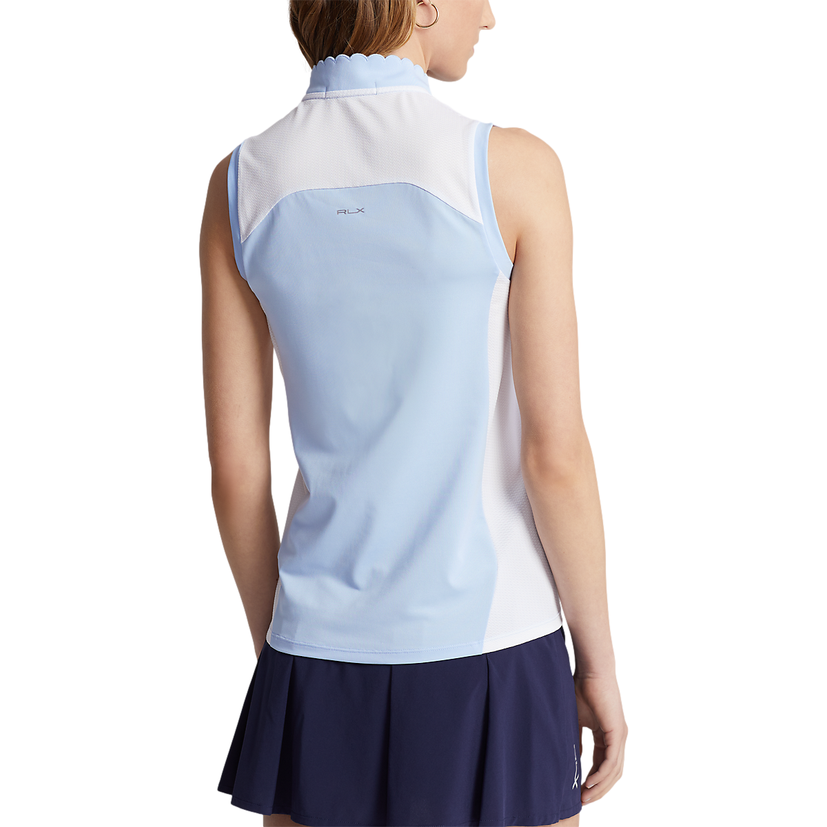 Quarter-Zip Women's Sleeveless Golf Polo Shirt