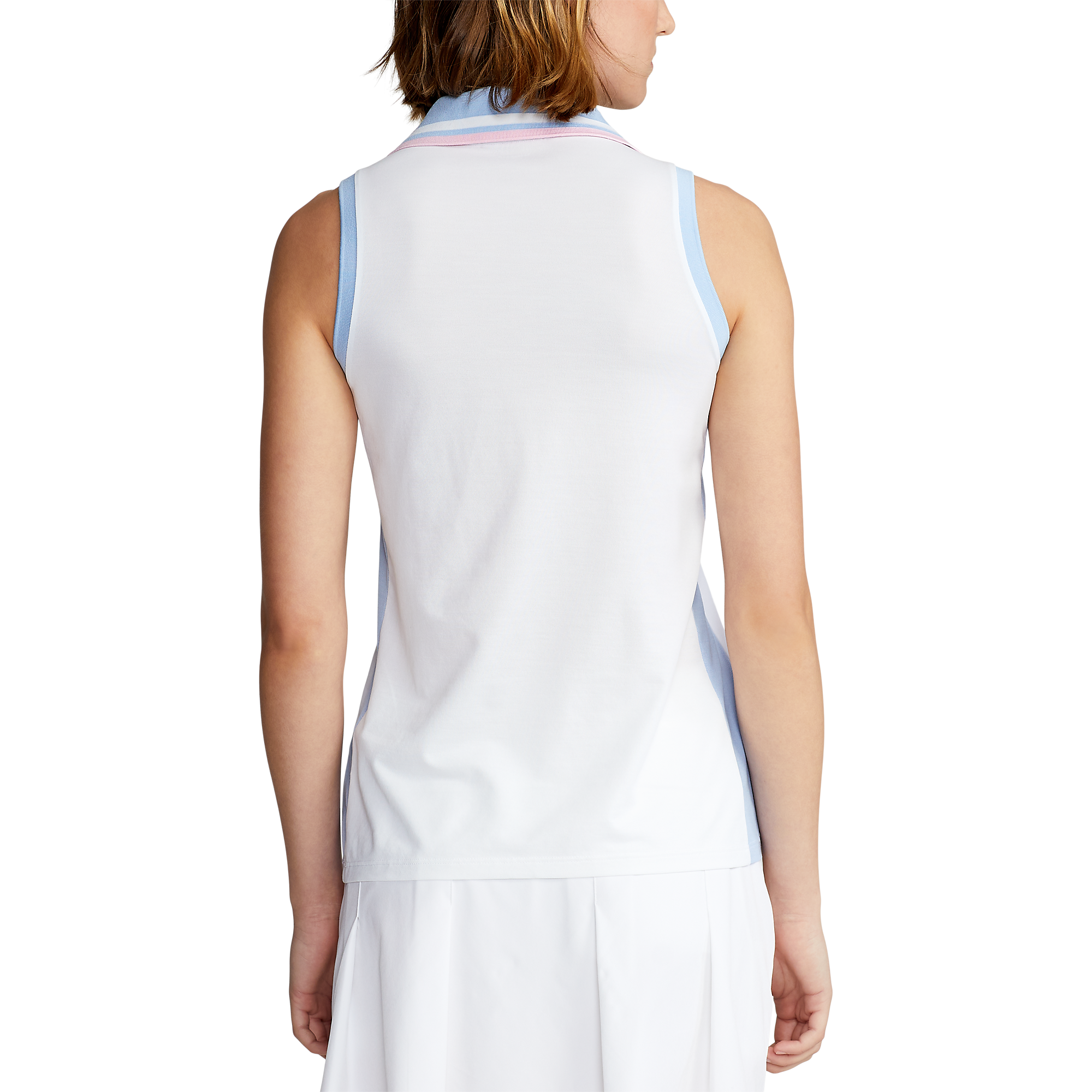 Cricket V Neck Women's Sleeveless Golf Polo Shirt