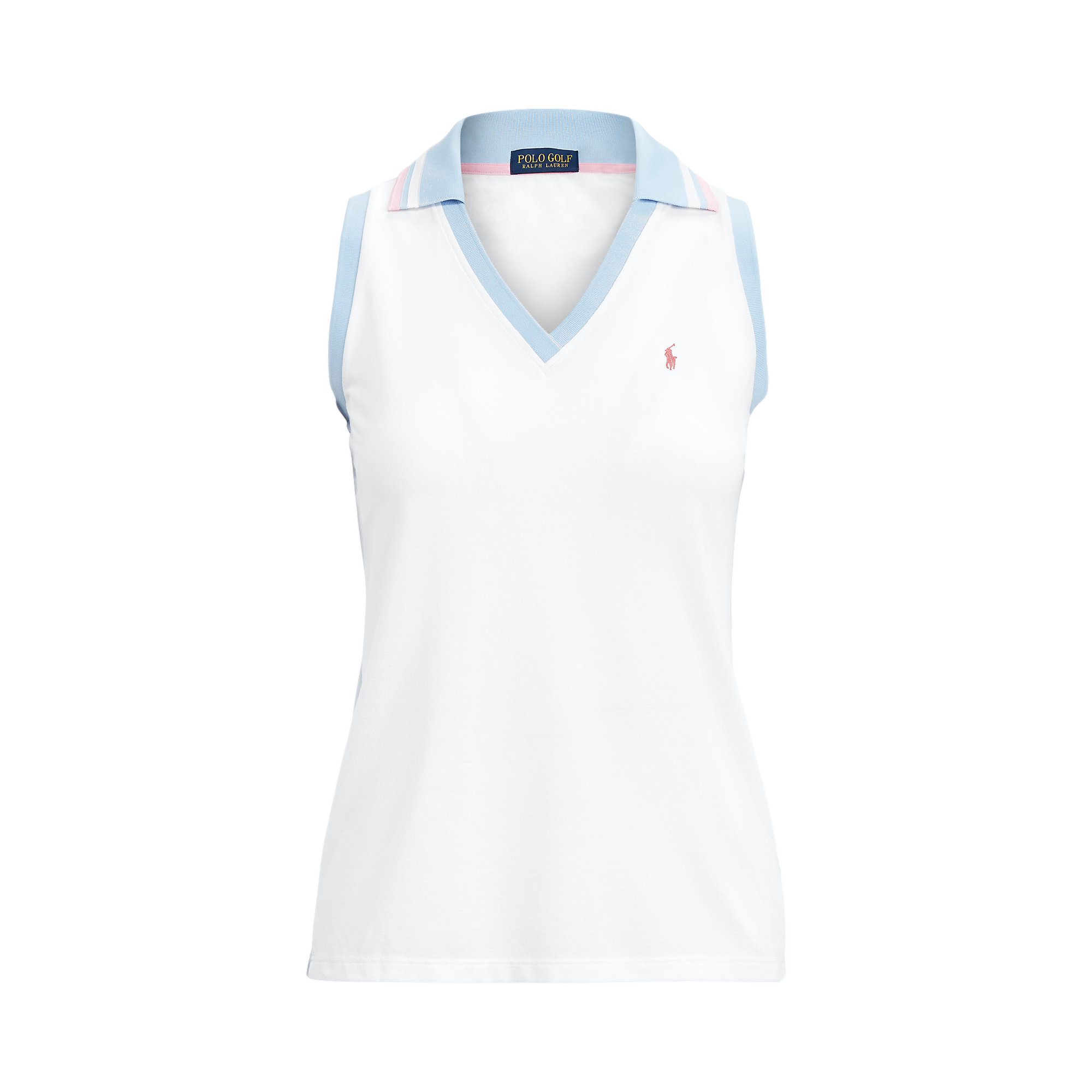 Cricket V Neck Women's Sleeveless Golf Polo Shirt