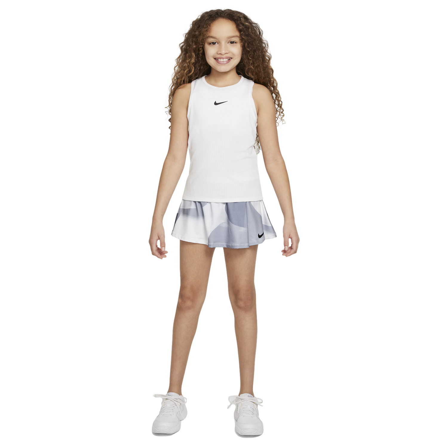 NikeCourt Dri-FIT Victory Flouncy Printed Girls' Tennis Skirt | PGA TOUR  Superstore