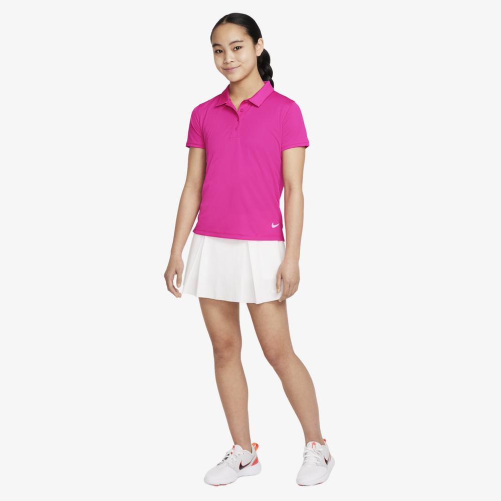 Dri-FIT Victory Girls' Short Sleeve Golf Polo