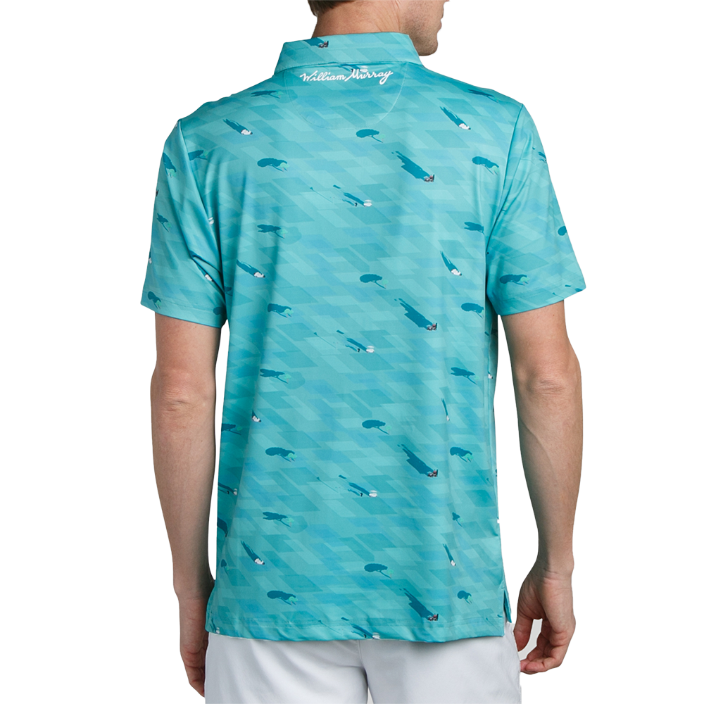 Throwing Shade Men's Short Sleeve Golf Polo Shirt