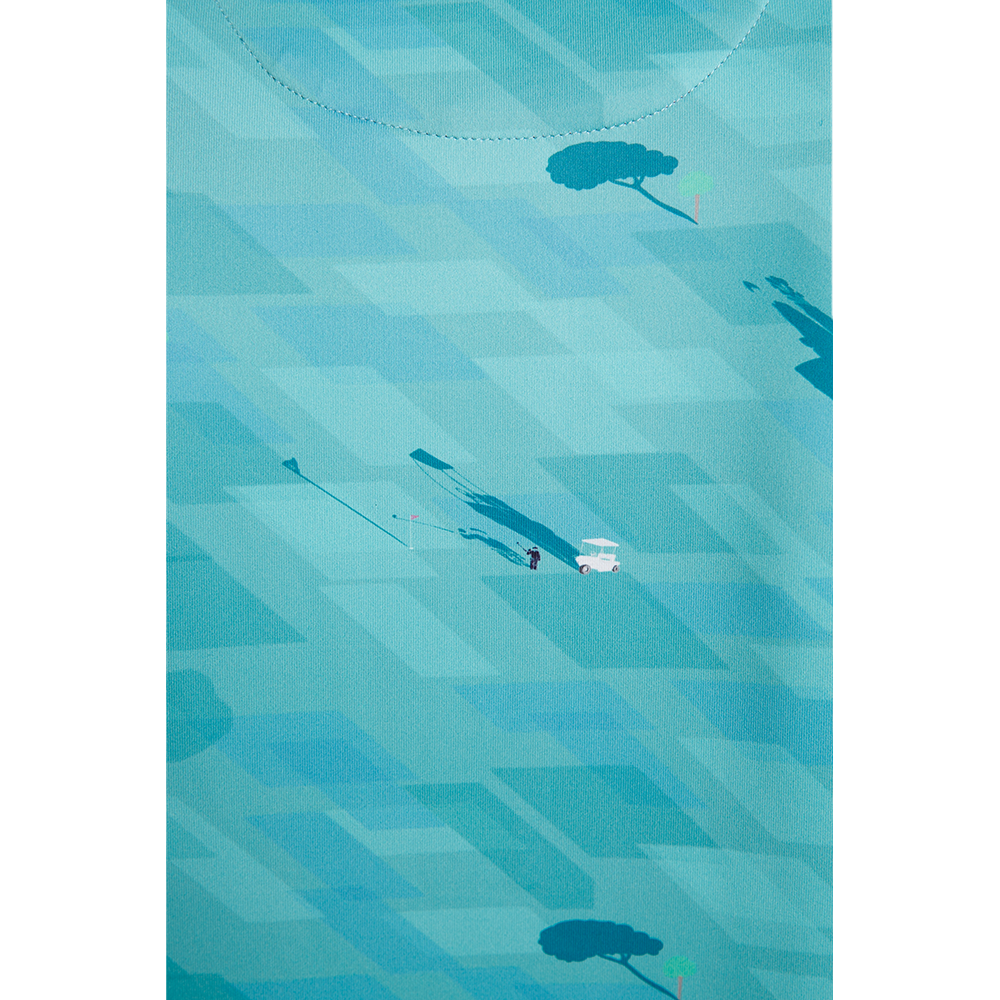 Throwing Shade Men's Short Sleeve Golf Polo Shirt