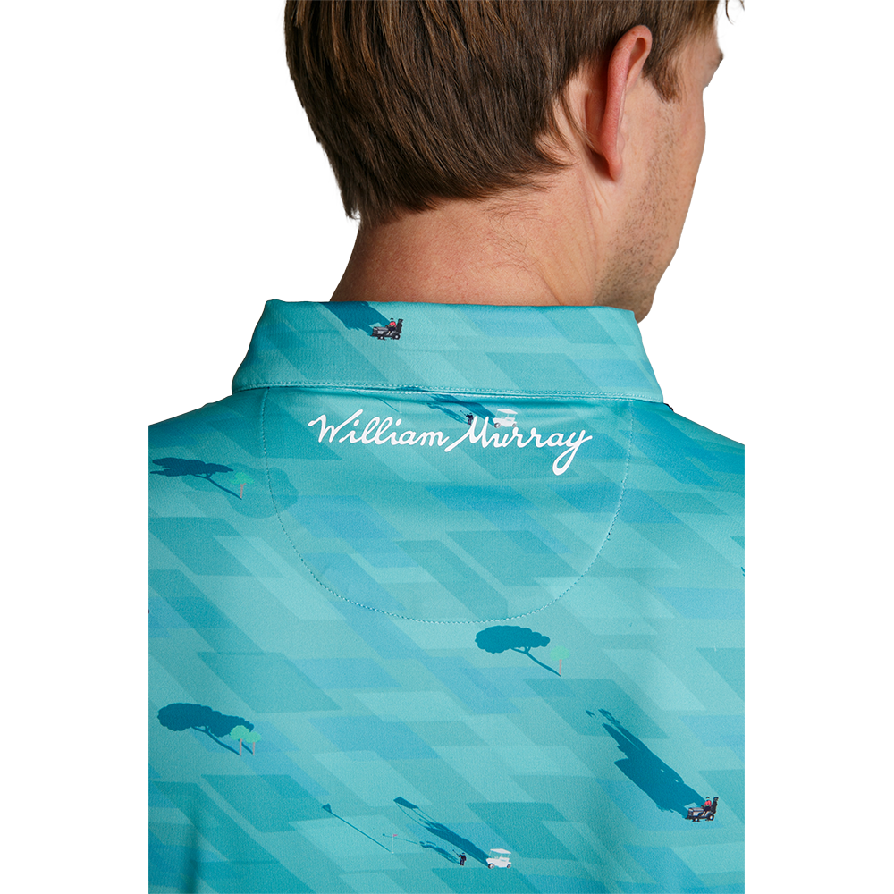 Throwing Shade Men's Short Sleeve Golf Polo Shirt