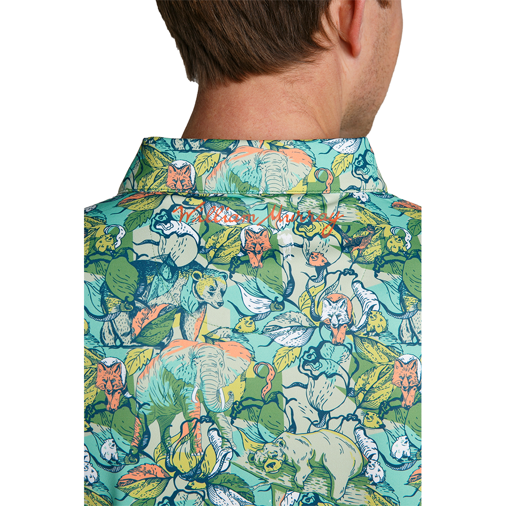 It's Like a Jungle Men's Short Sleeve Golf Polo Shirt