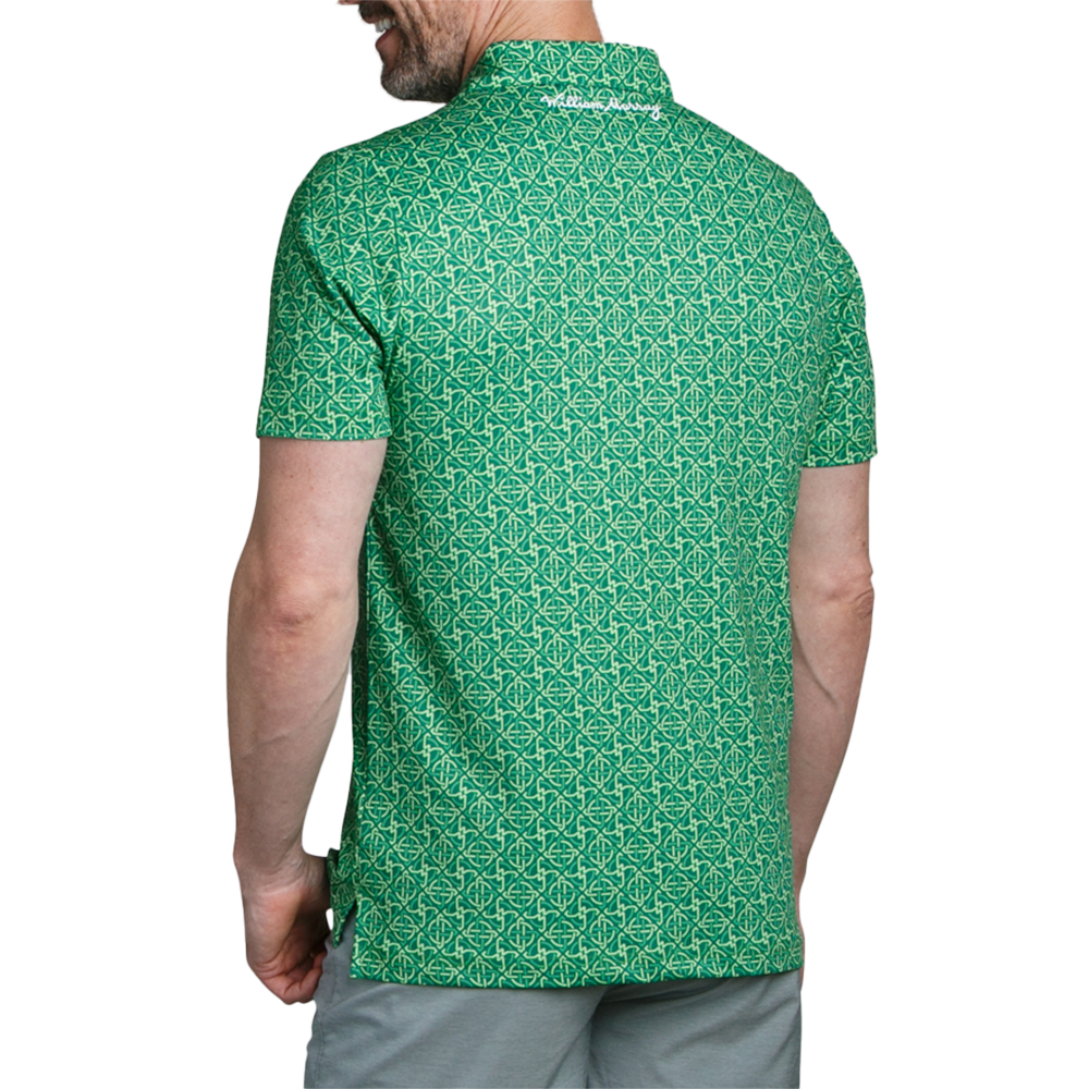 Knotty by Nature Men's Short Sleeve Golf Polo Shirt