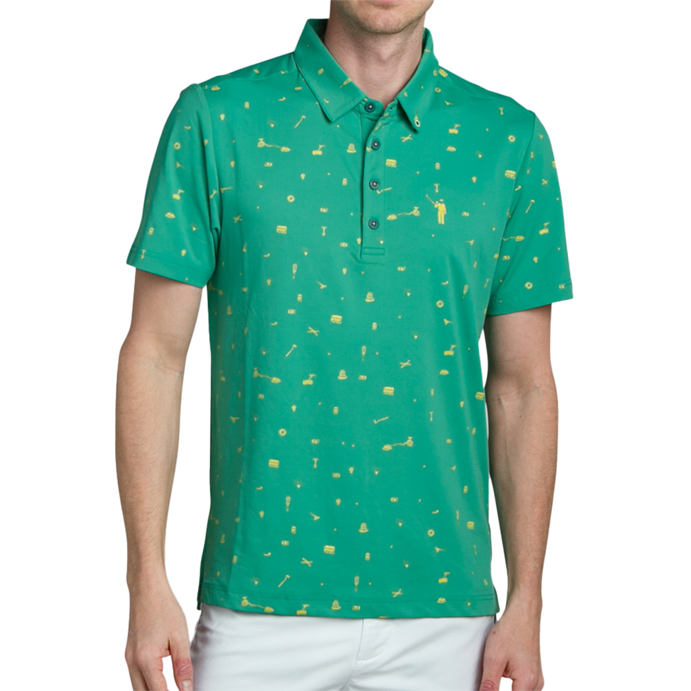 Ode to Carl Men's Short Sleeve Golf Polo Shirt