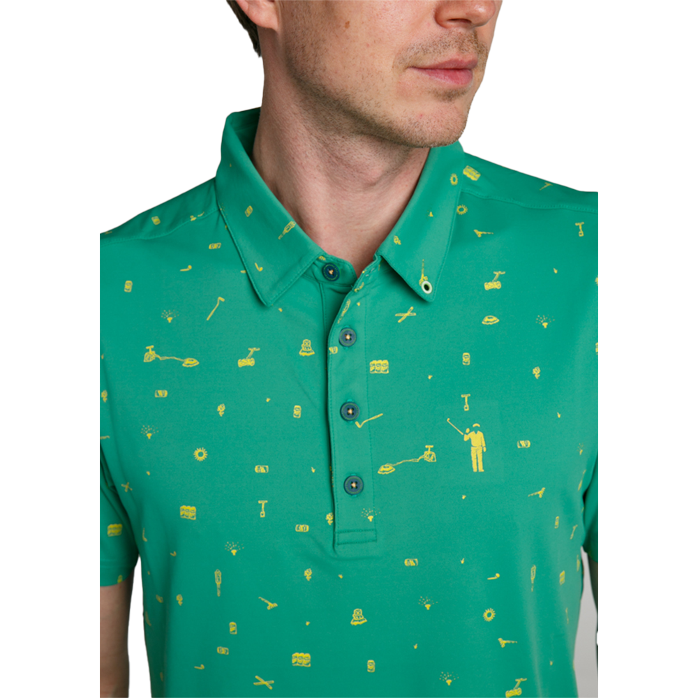Ode to Carl Men's Short Sleeve Golf Polo Shirt