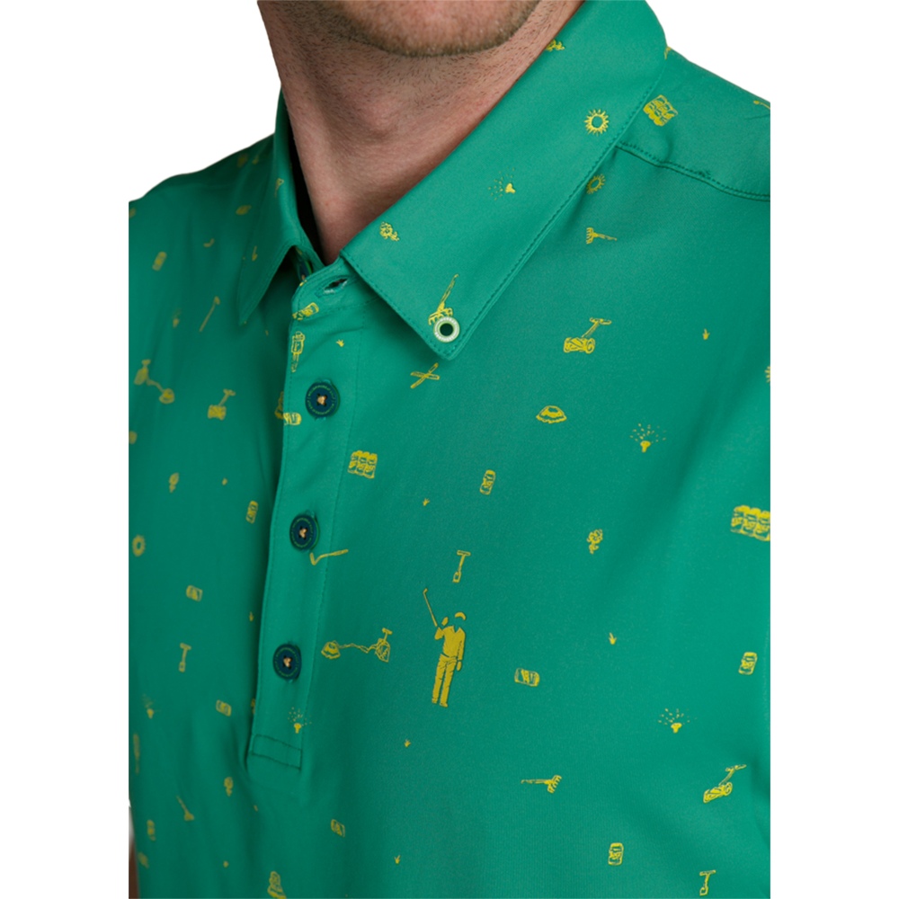 Ode to Carl Men's Short Sleeve Golf Polo Shirt
