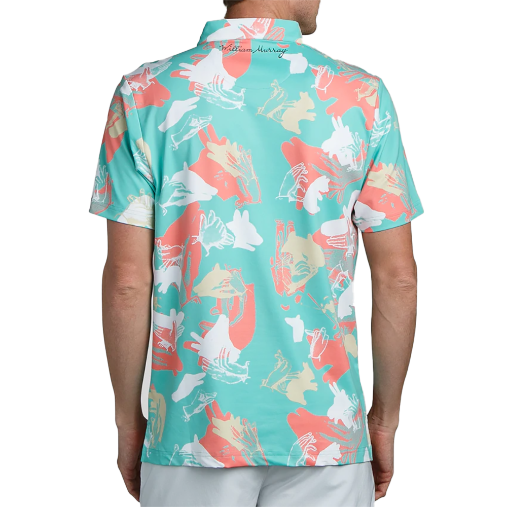 Happy Hands Club Men's Short Sleeve Golf Polo Shirt