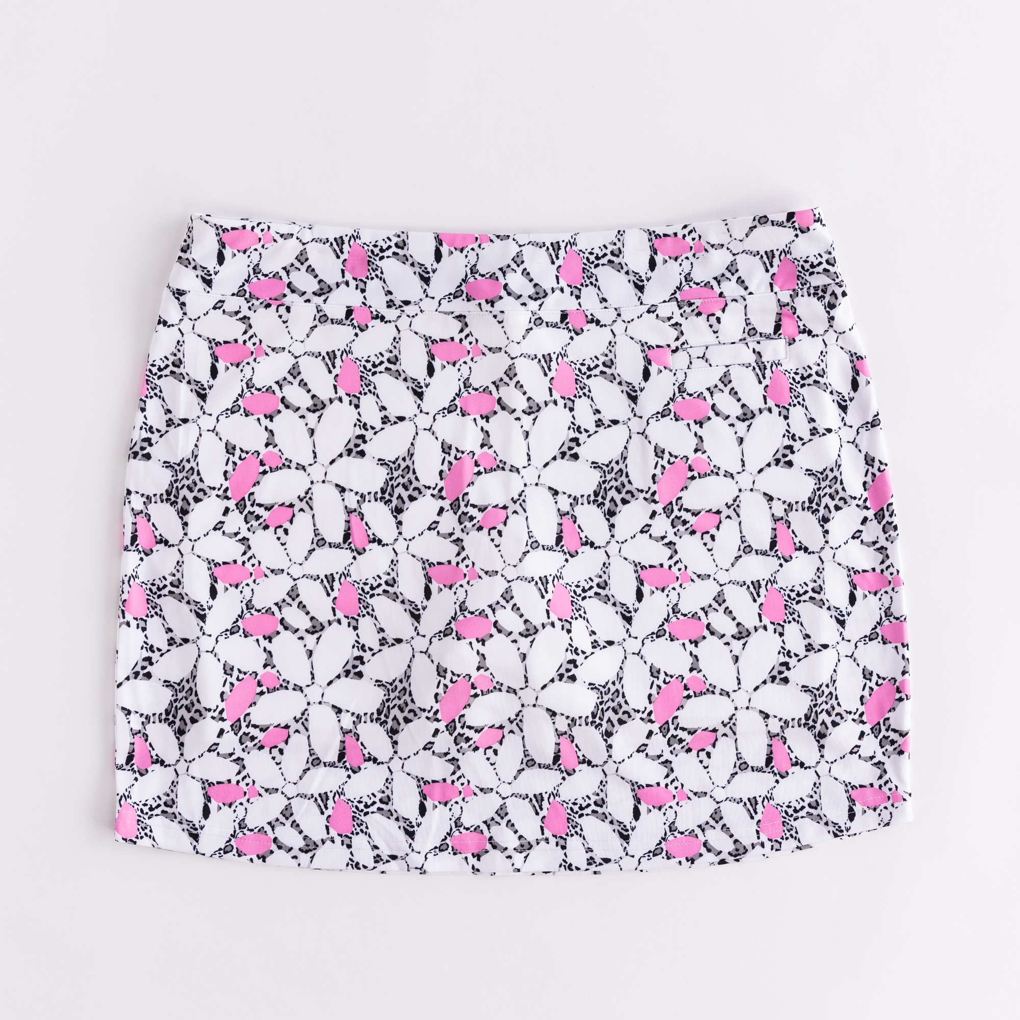 Mosaic Print Shorts Pink