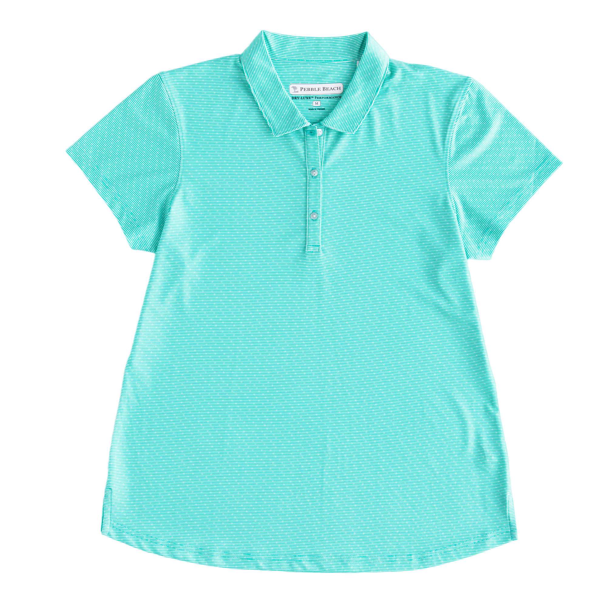 Striped Short Sleeve Polo Shirt