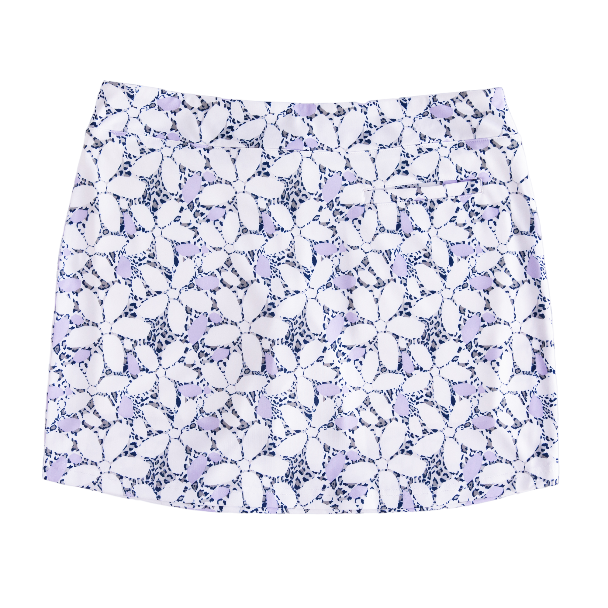 Mosaic Floral Knit 16.5" Skort