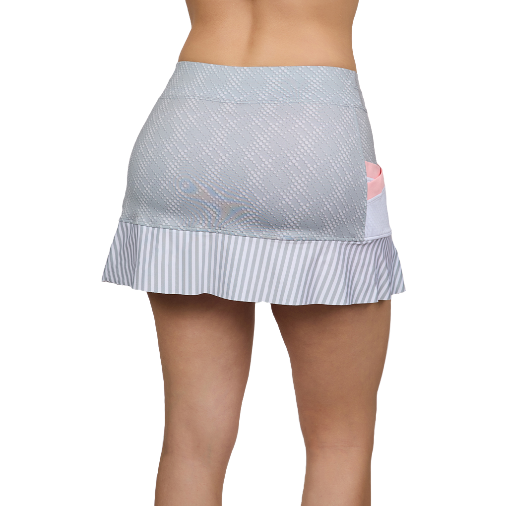Cosmopolitan Collection: Flounce Striped 13" Skort