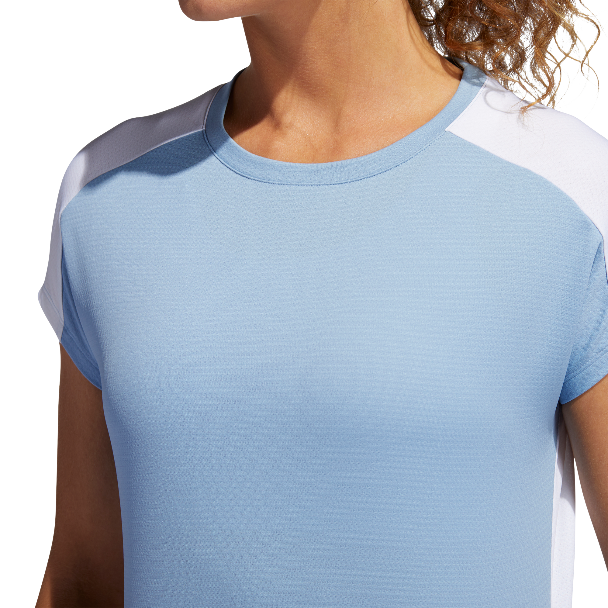 Colorblock Primeblue HEAT.RDY Women's Short Sleeve Golf Polo Shirt