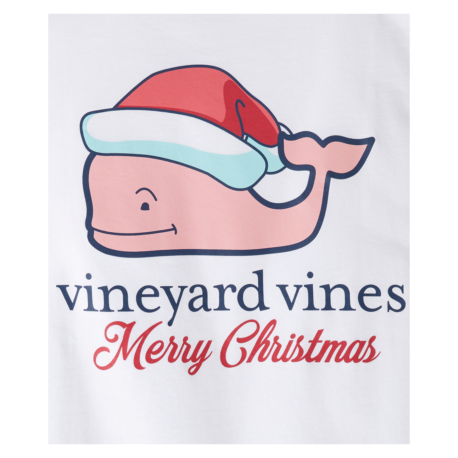 Christmas Whale Long-Sleeve Pocket Tee