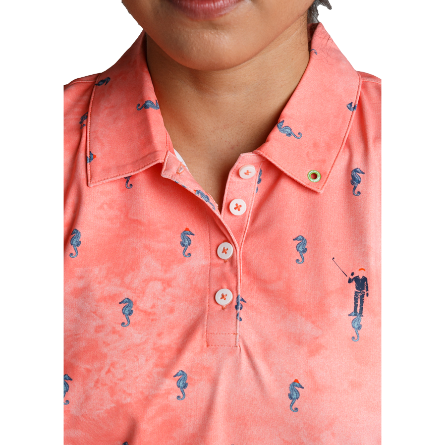 I See Horses Classic Women's Sleeveless Golf Polo Shirt