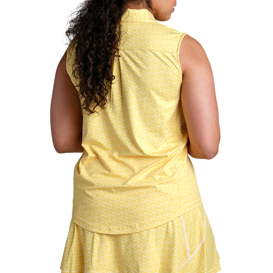 Classic Martinis & Mowers Women's Sleeveless Golf Polo Shirt