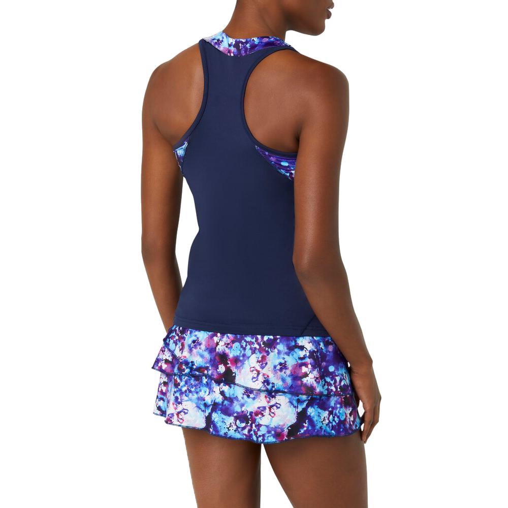 Pickleball Marble V-Neck Tank Top