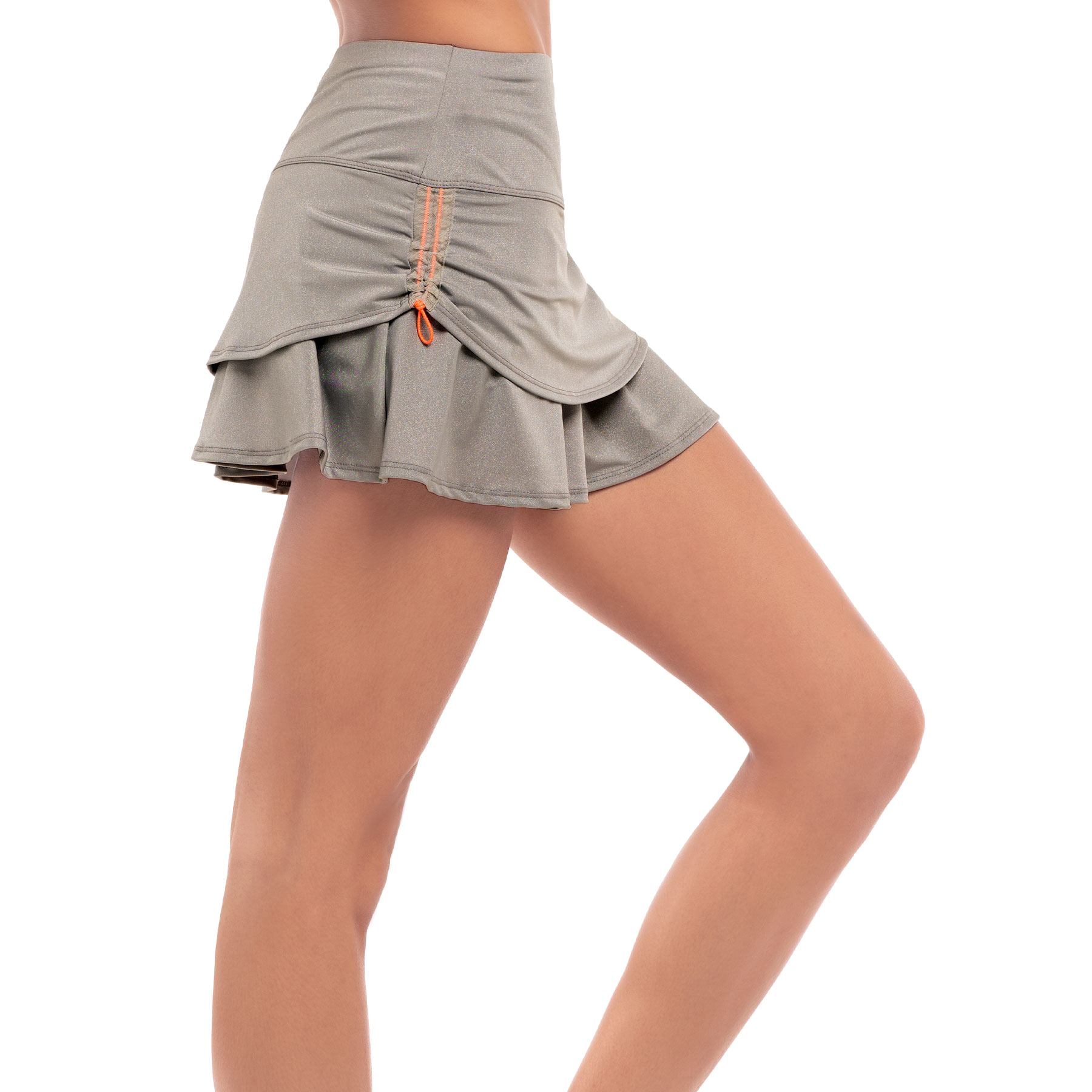 Animal Instinct Collection: Spark Ruche 12" Flounce Skort