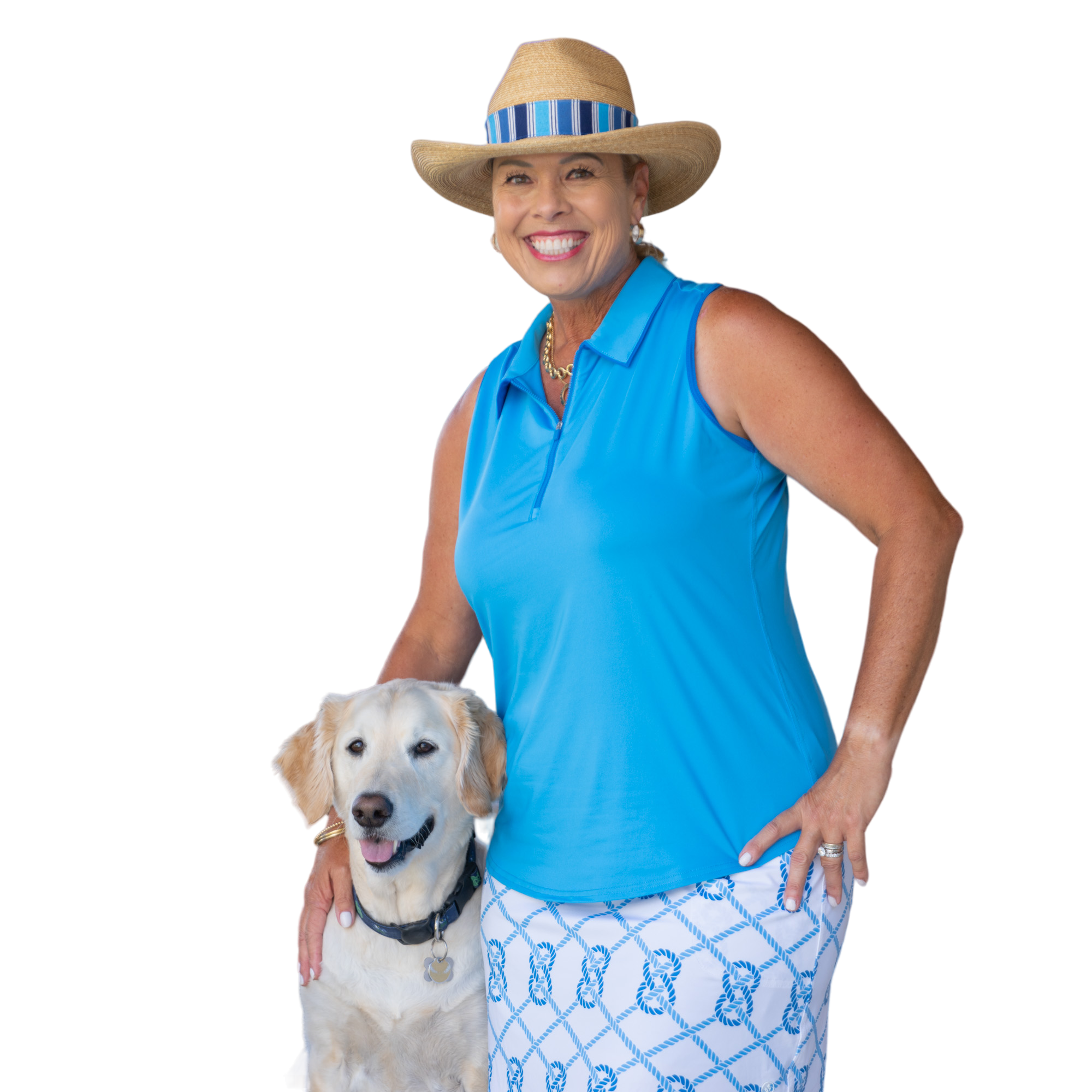 Racerback Women's Sleeveless Golf Polo Shirt