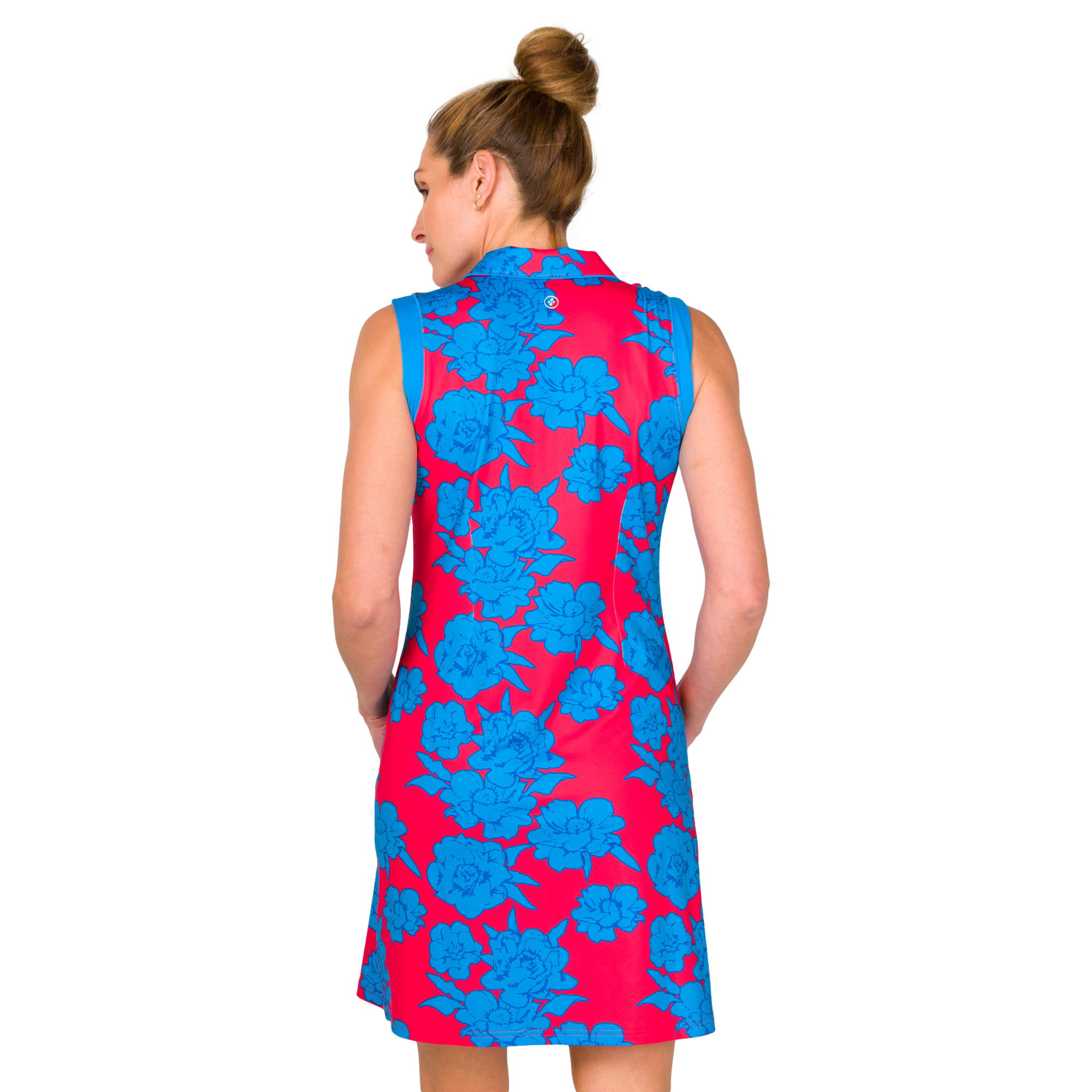 Marina Floral Women's Sleeveless Golf Dress