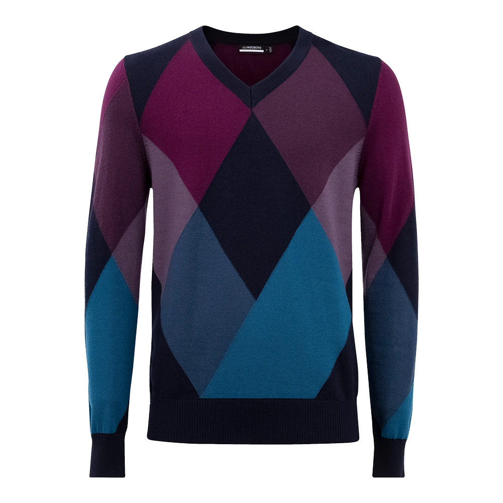 ACTIVE ARGYLE GOLF SWEATER