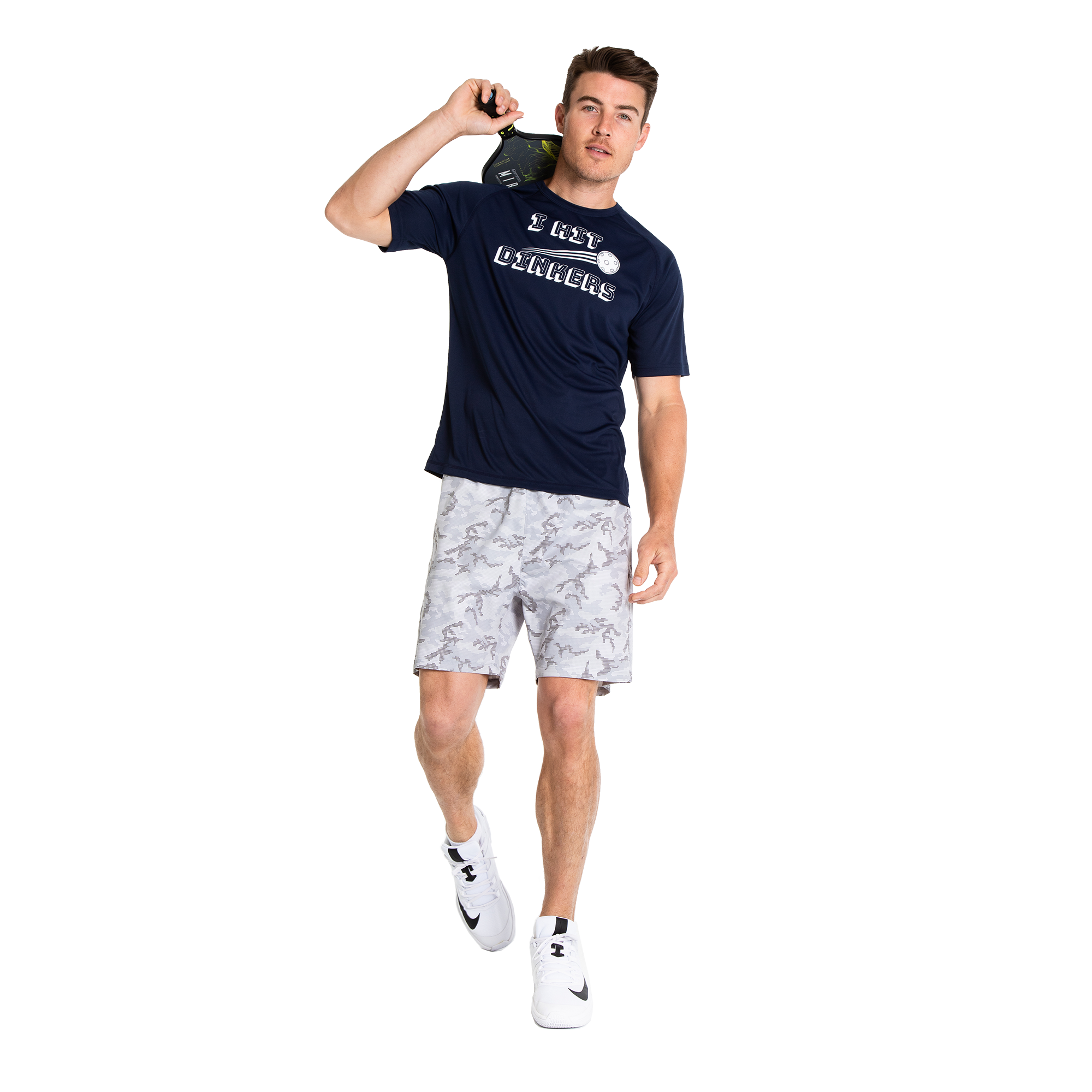Pickleball I Hit Dinkers Crew Men's Crew Neck T-Shirt
