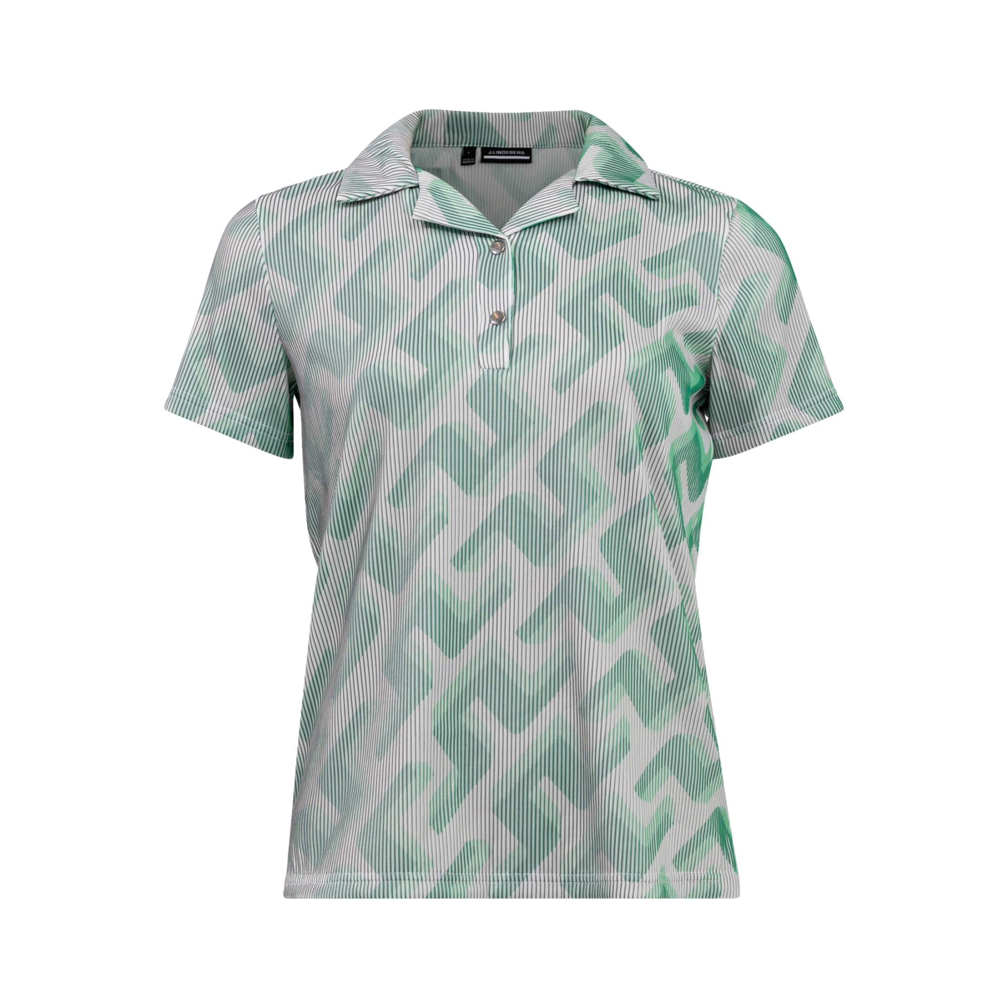 Solange 3D Rib Jersey Polo Women's Short Sleeve Golf Polo Shirt