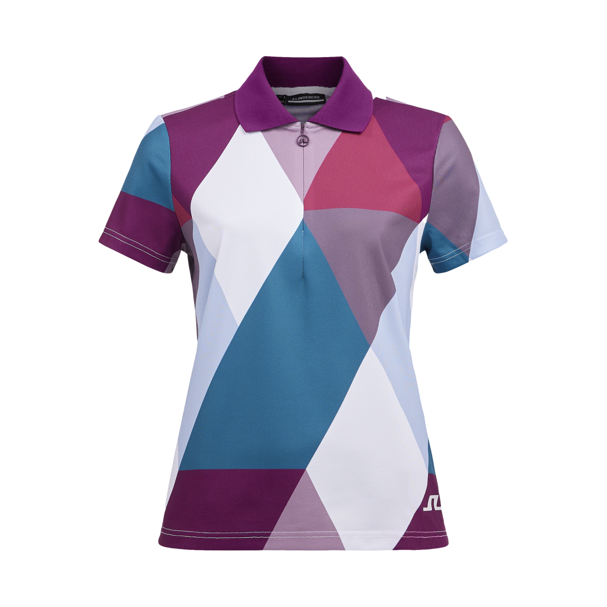 Asher Argyle Pique Polo Women's Short Sleeve Golf Polo Shirt
