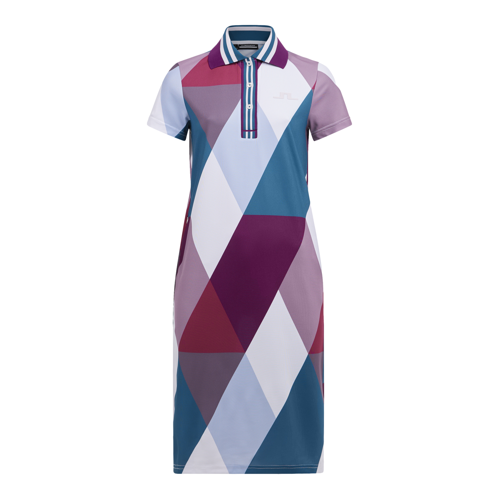 Issa Argyle Print Sleeveless Dress