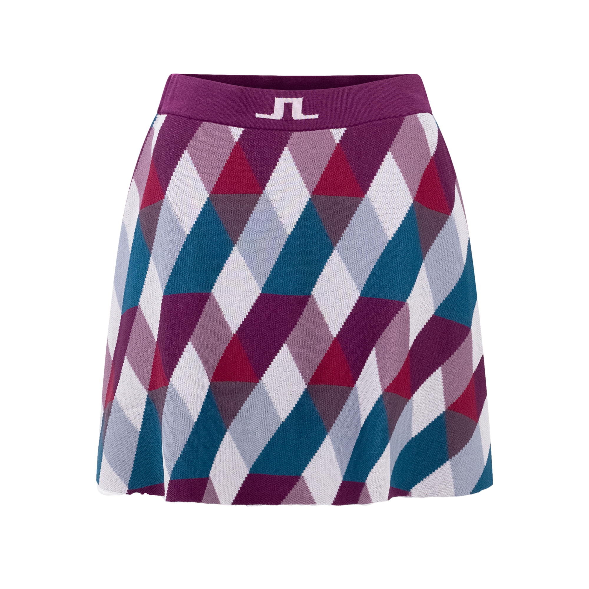 Billa Knitted Argyle 14.5" Skort