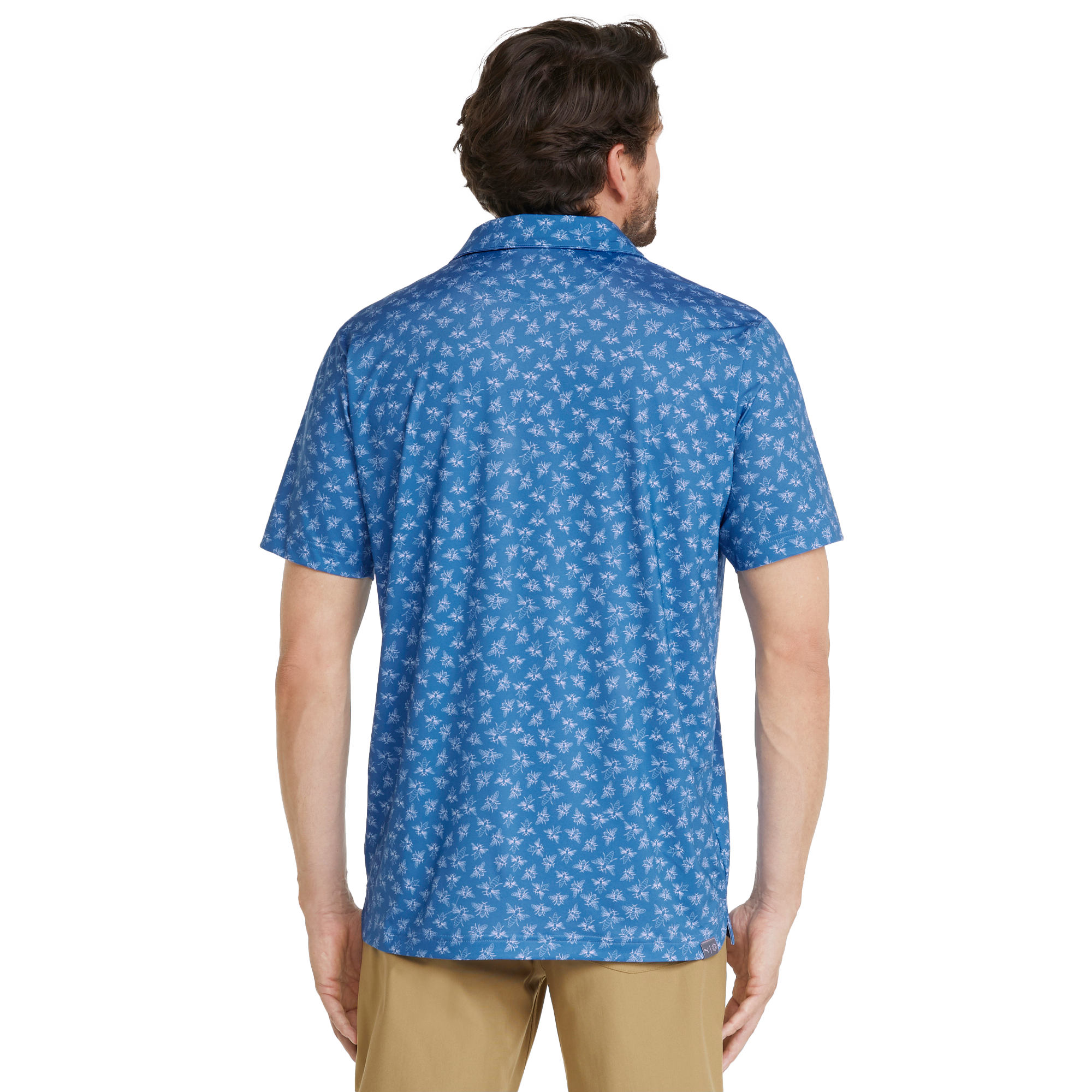 MATTR Pollination Men's Short Sleeve Golf Polo Shirt