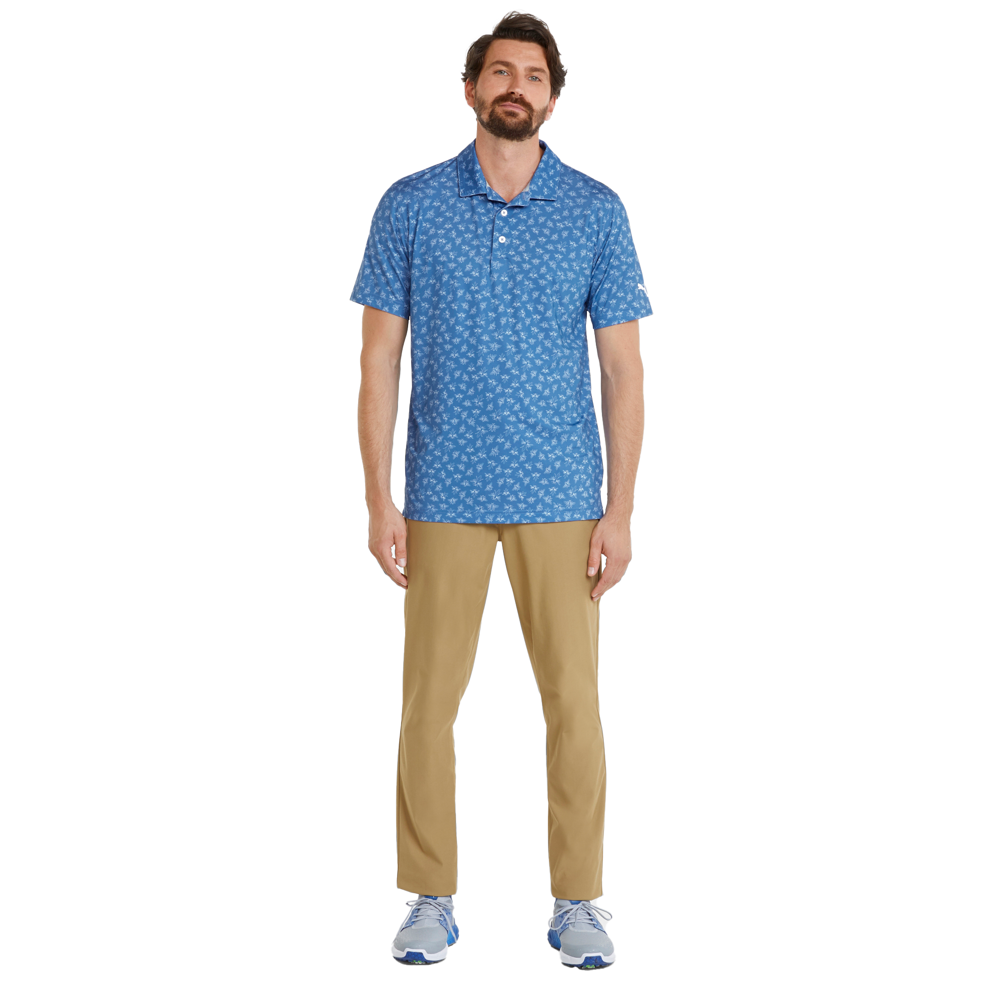 MATTR Pollination Men's Short Sleeve Golf Polo Shirt