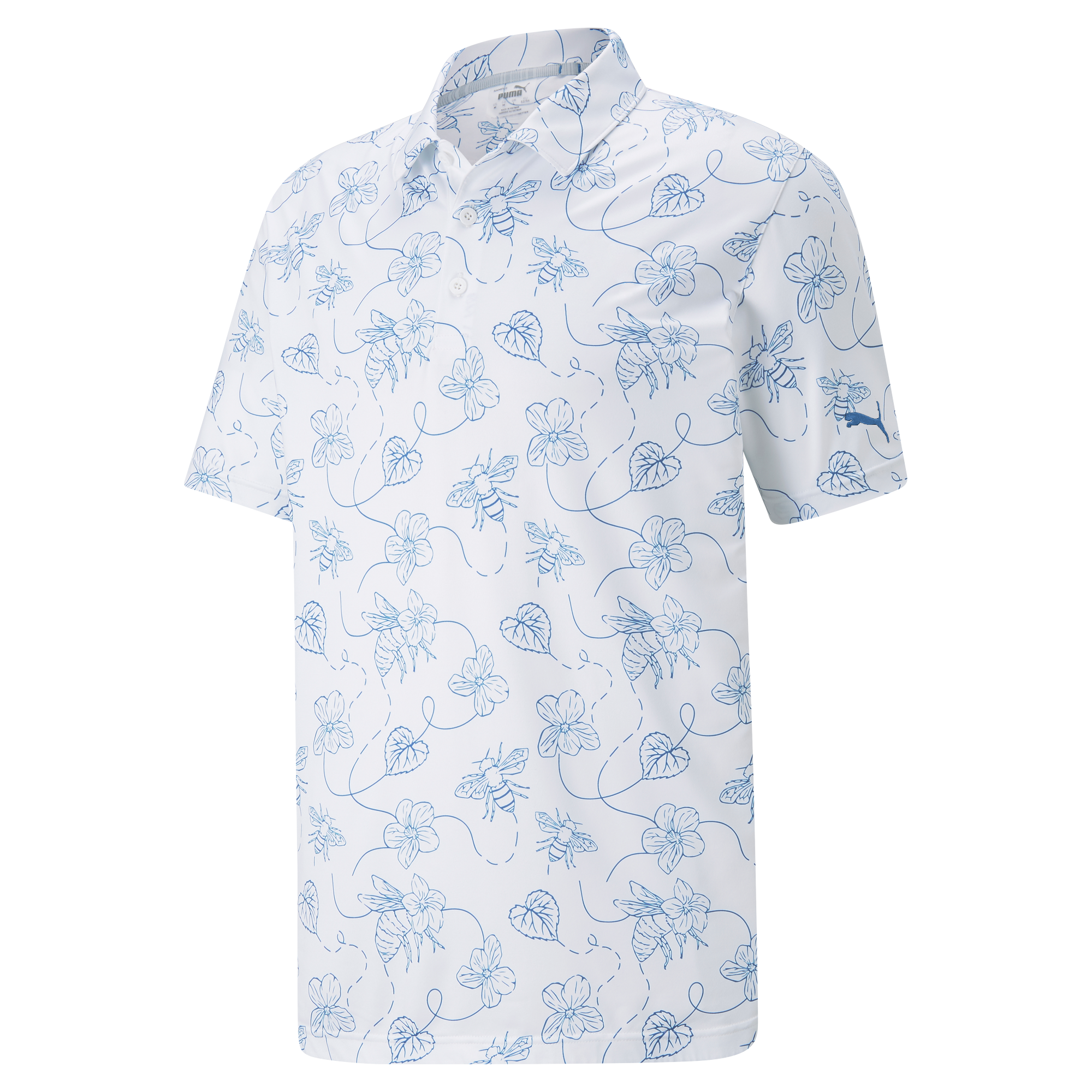CLOUDSPUN Pollinators Men's Short Sleeve Golf Polo Shirt