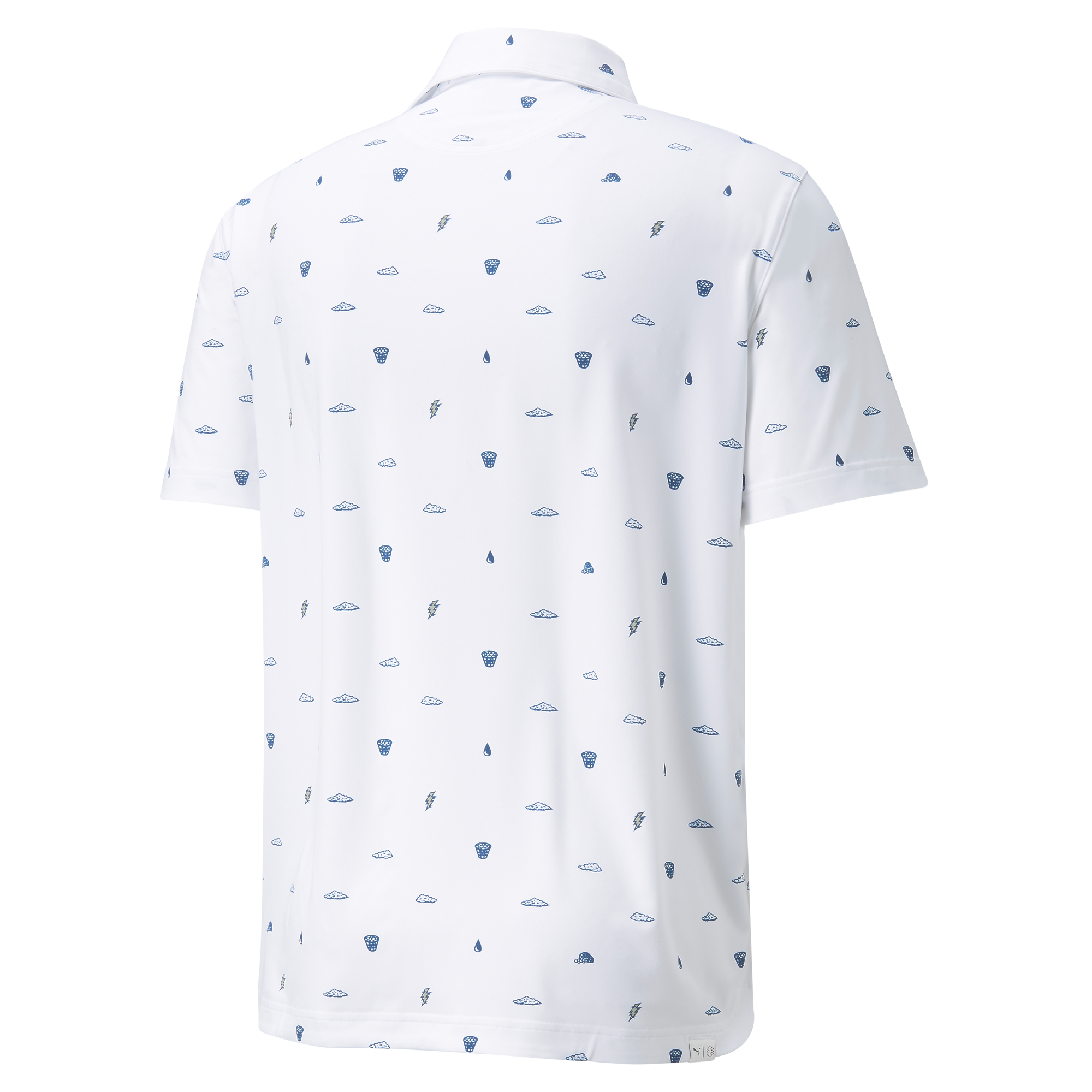 MATTR Pouring Buckets Men's Short Sleeve Golf Polo Shirt